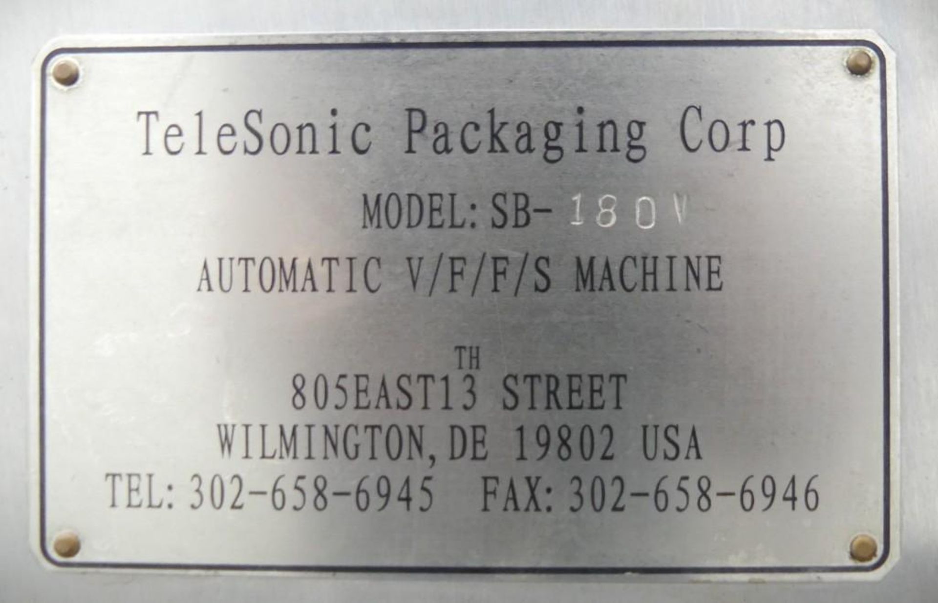Tele-Sonic SB-180V Vertical Form Fill and Seal - Image 27 of 28