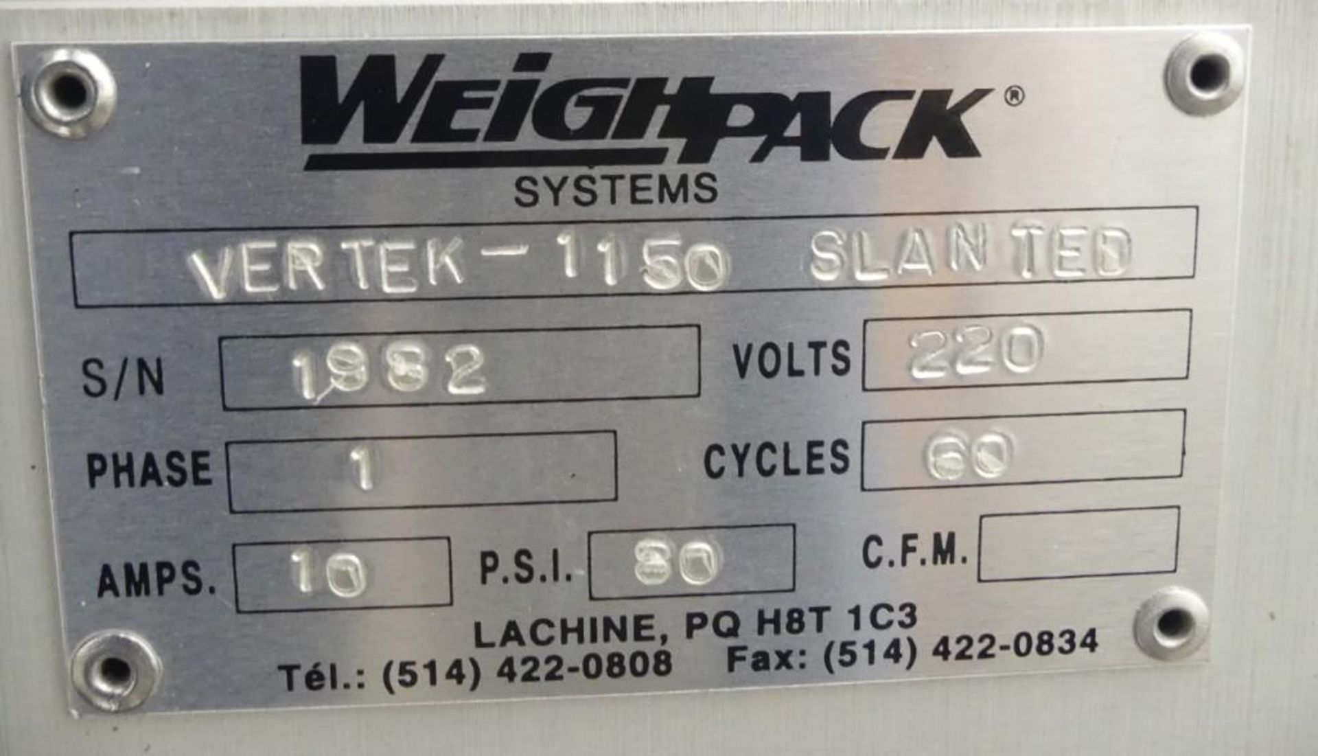Weighpack Vertek 1150 Slanted & 10 Head CombiScale - Image 37 of 38