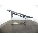 Power Belt Systems 18' L by 28" W Cleated Decline Conveyor