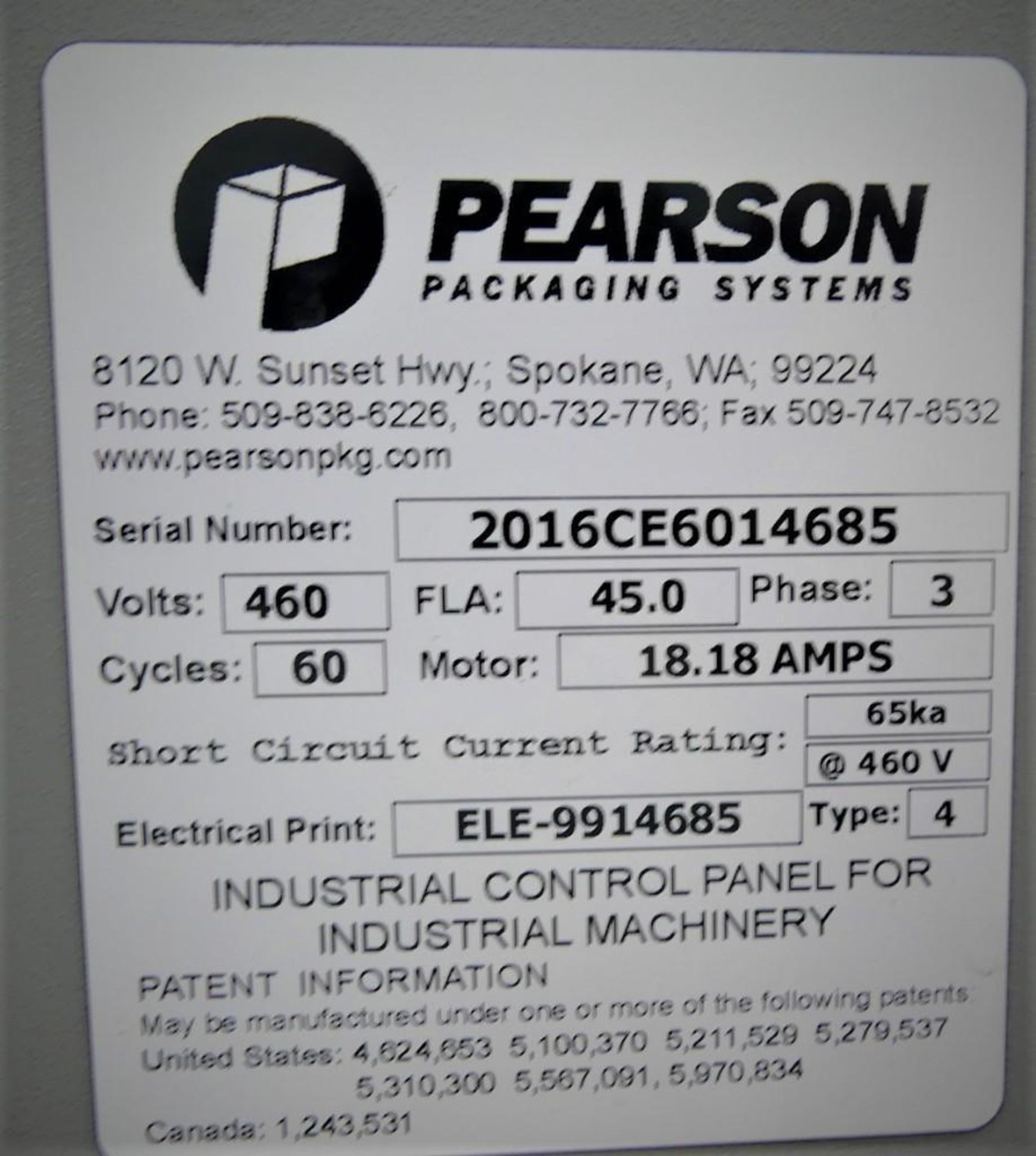 2016 Pearson CE60-TL Case Erector and Bottom Glue Sealer - Image 51 of 54