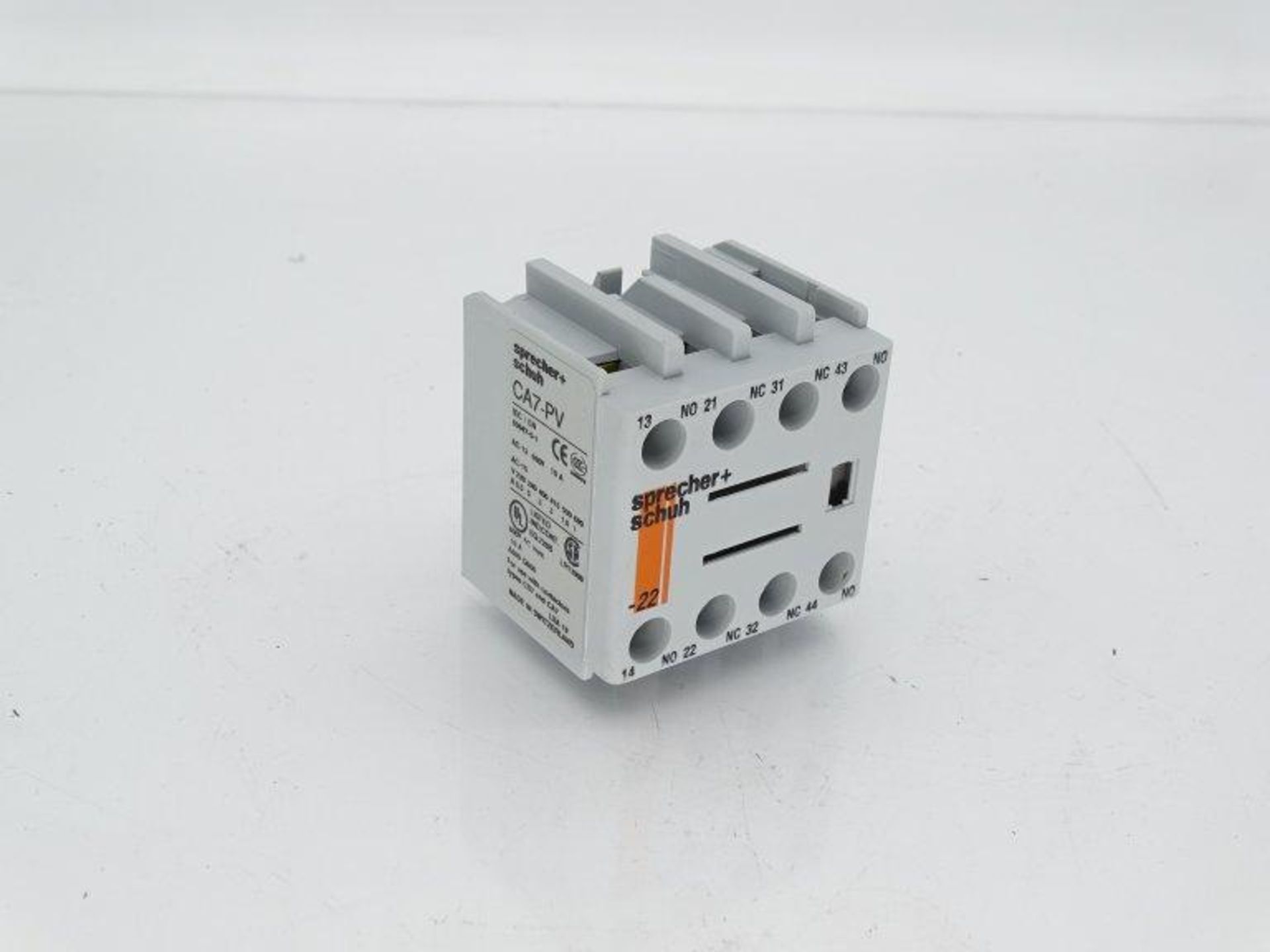 (10) SPRECHER & SCHUH CA7-PV-22 CONTACT BLOCK