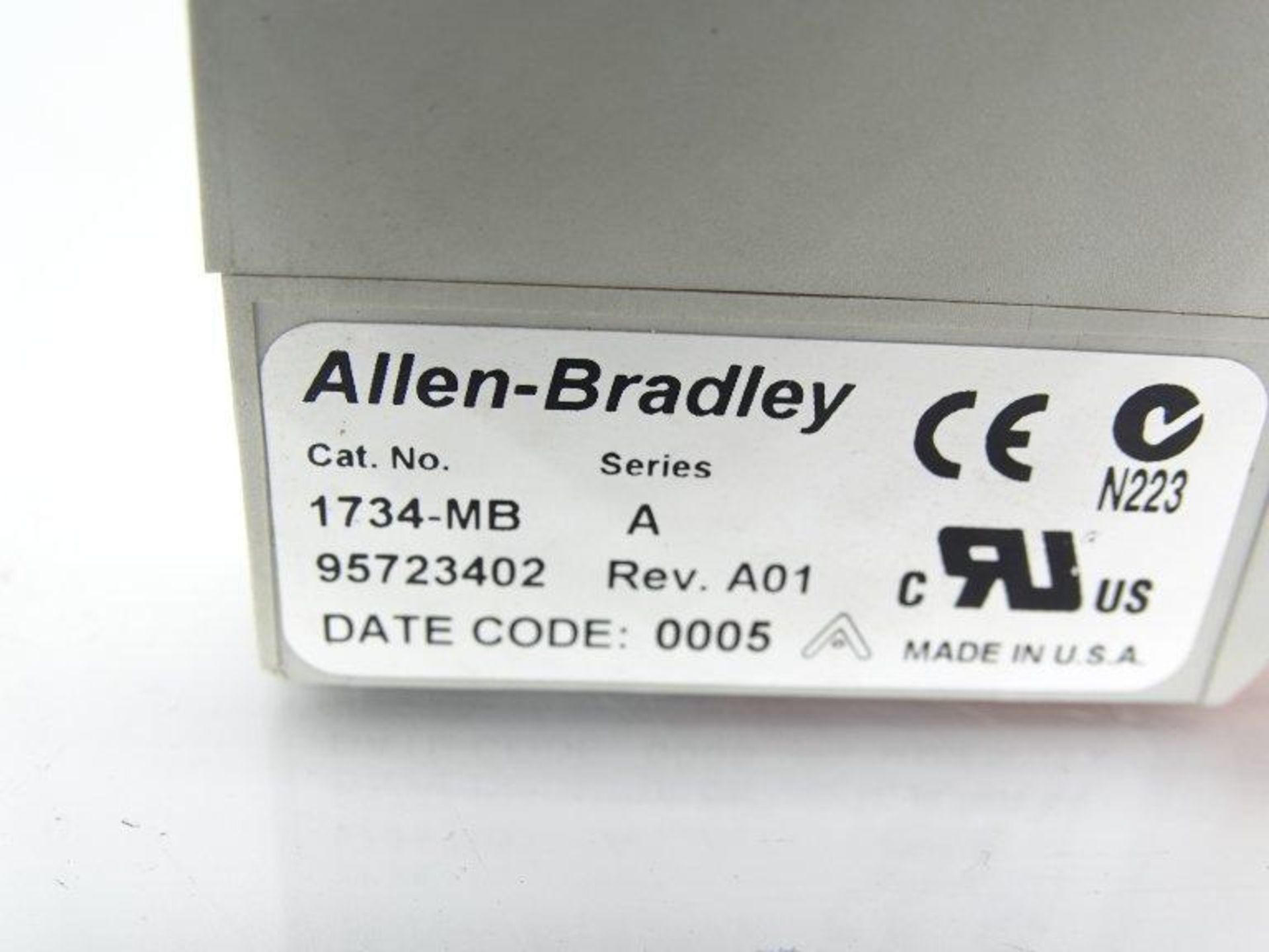 (10) ALLEN BRADLEY 1734-MB SERIES A PLC MODULE - Image 3 of 3