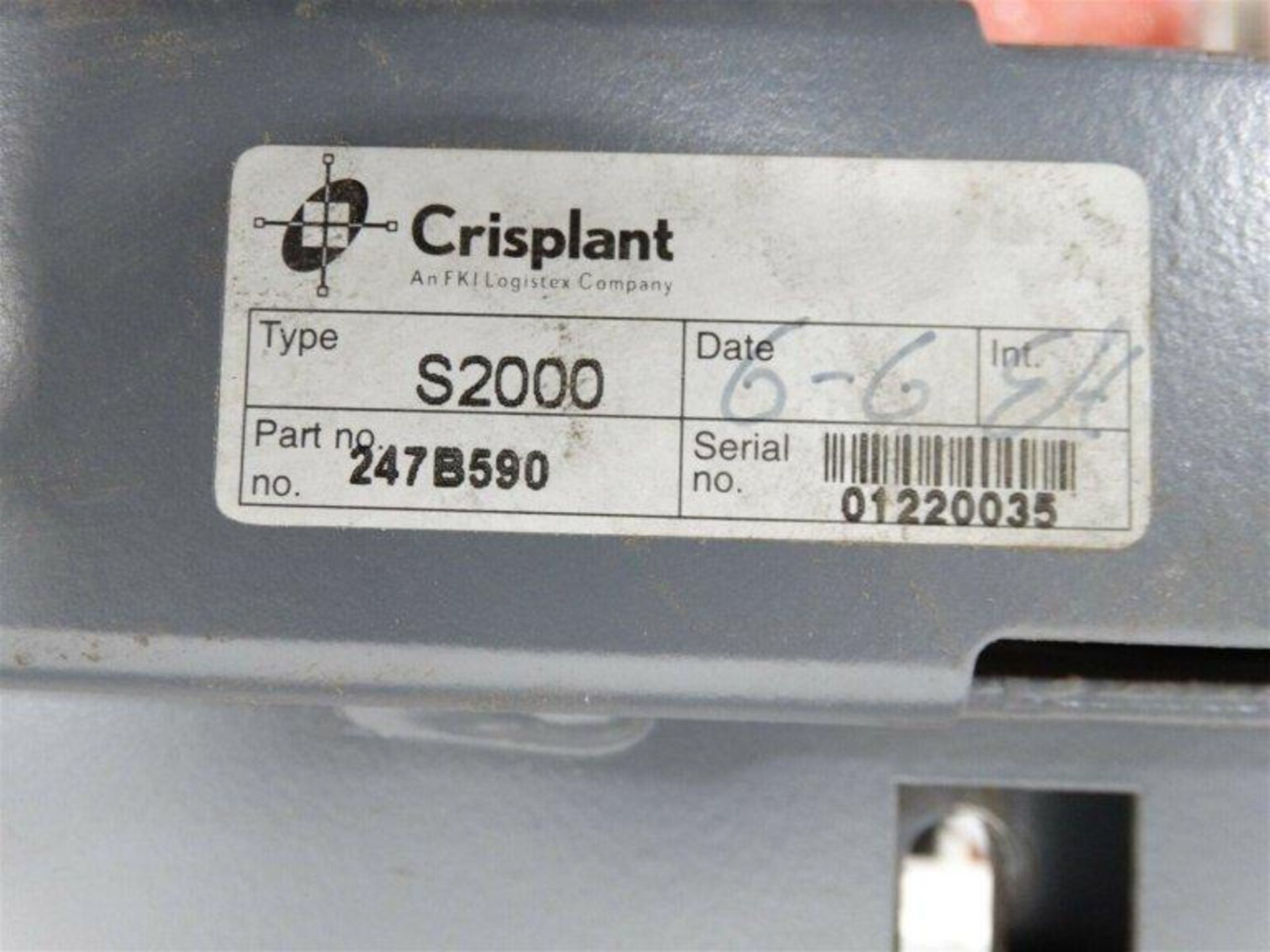 (10) Crisplant S2000 247B590 - Image 2 of 3