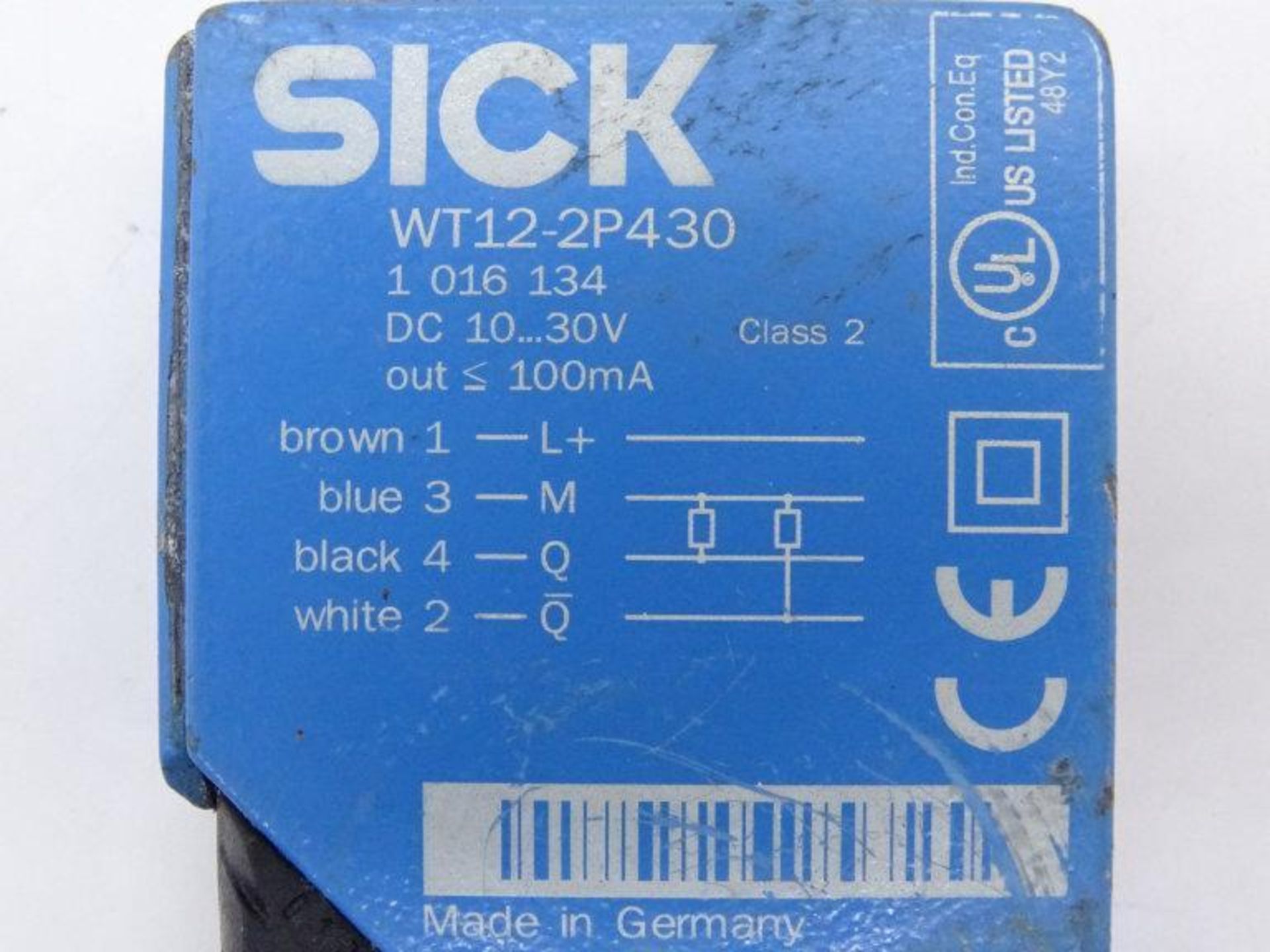 (10) SICK WT12-2P430 SENSOR - Image 3 of 3