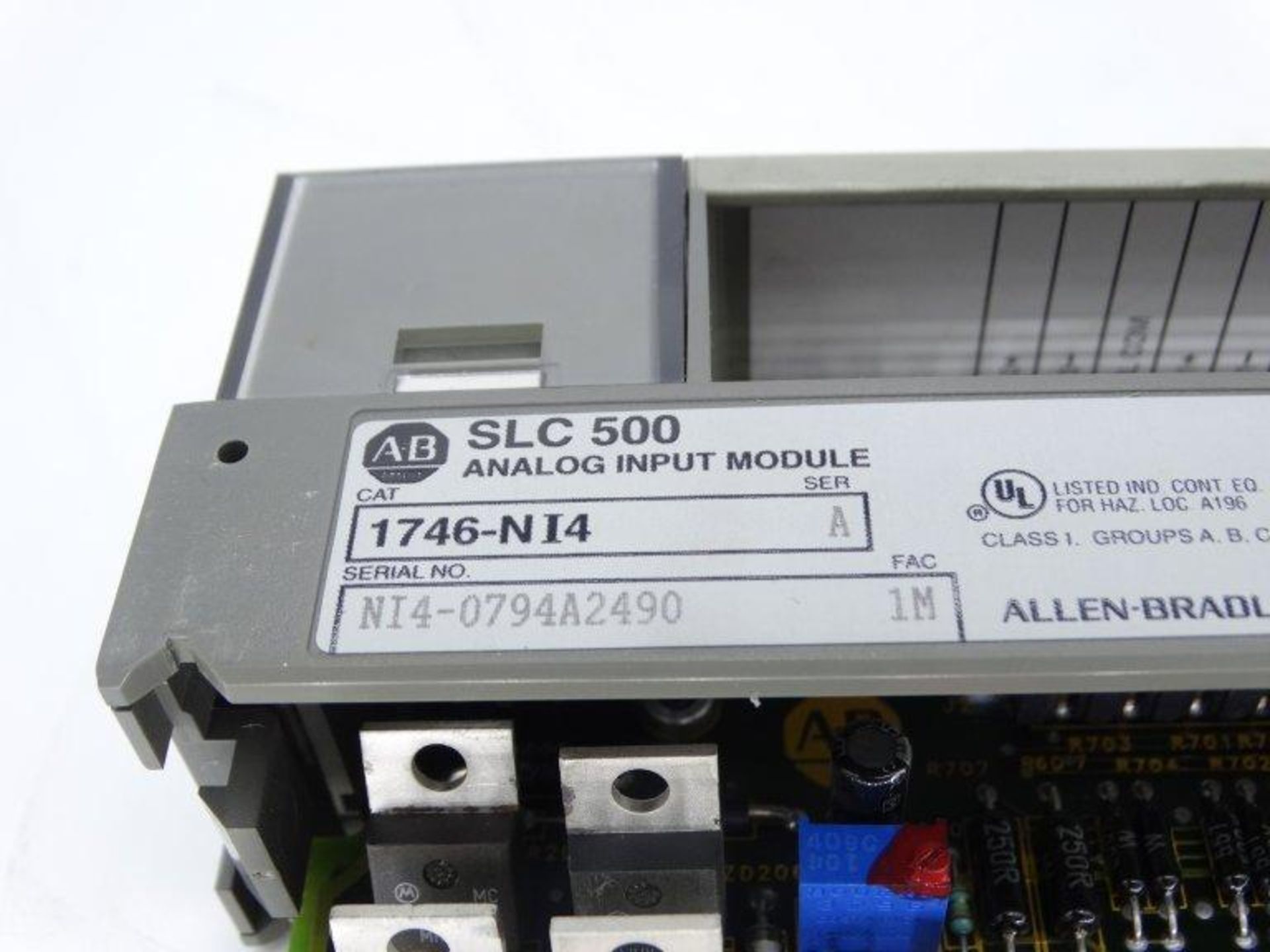 (10) ALLEN BRADLEY 1746-NI4 SERIES A PLC MODULE - Image 2 of 2