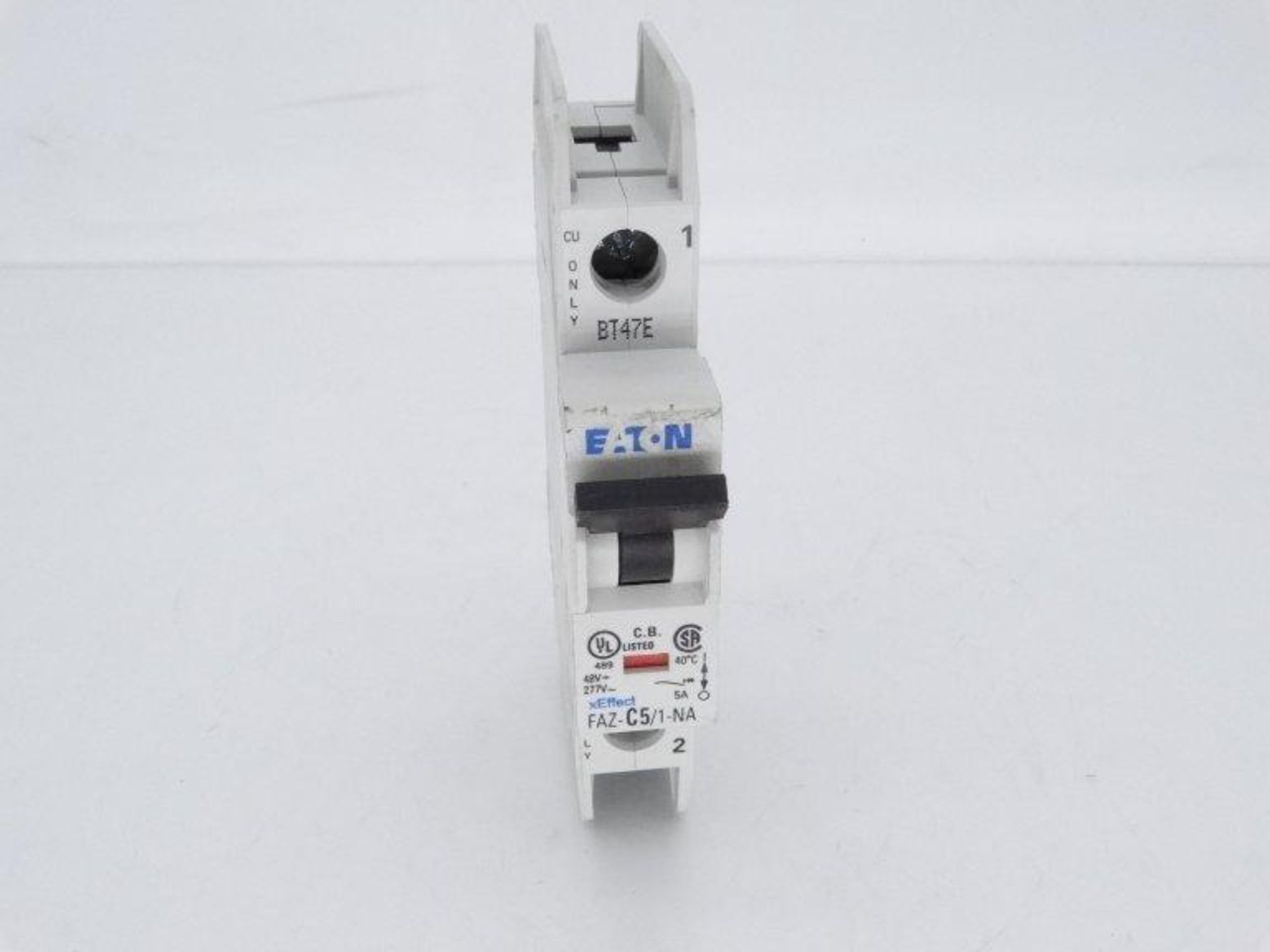 (10) EATON CORPORATION FAZ-C5/1-NA-SP CIRCUIT BREAKER