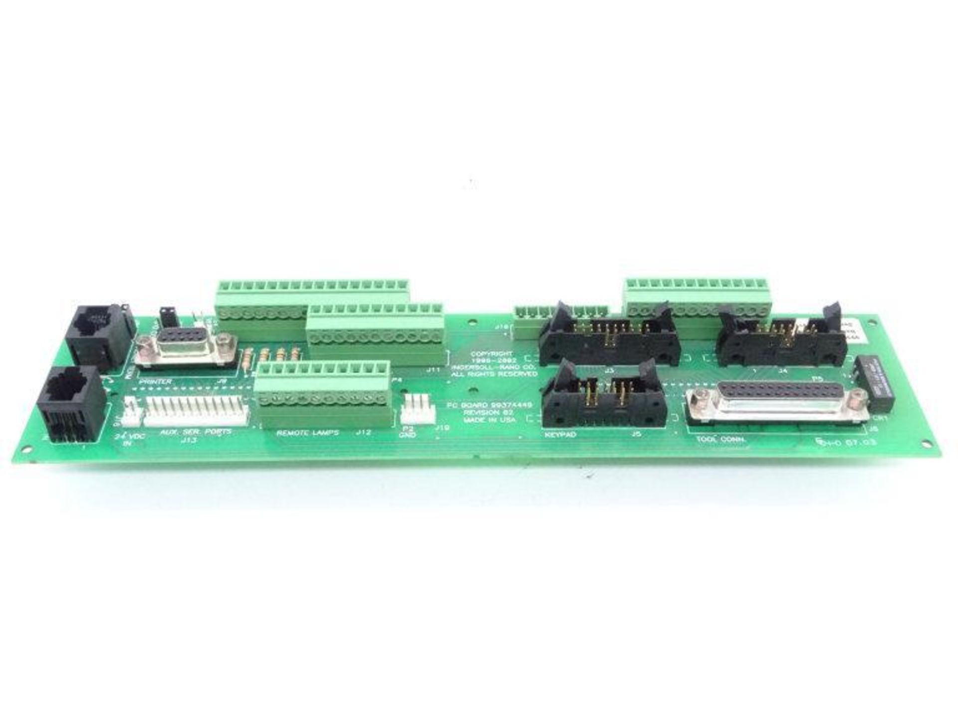 (10) INGERSOLL RAND 99374449 CIRCUIT BOARD