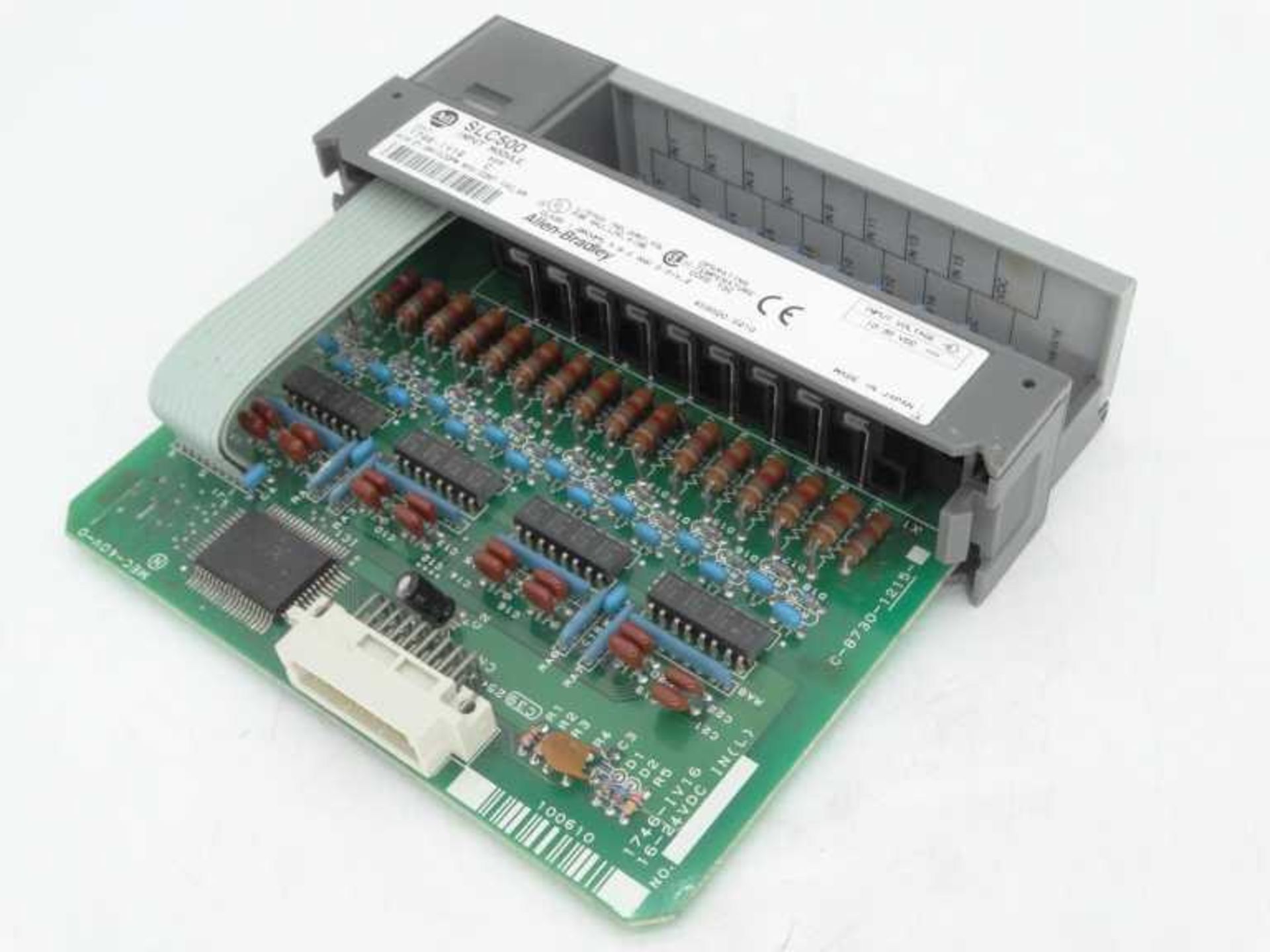 (10) ALLEN BRADLEY 1746-IV16 SERIES C PLC MODULE