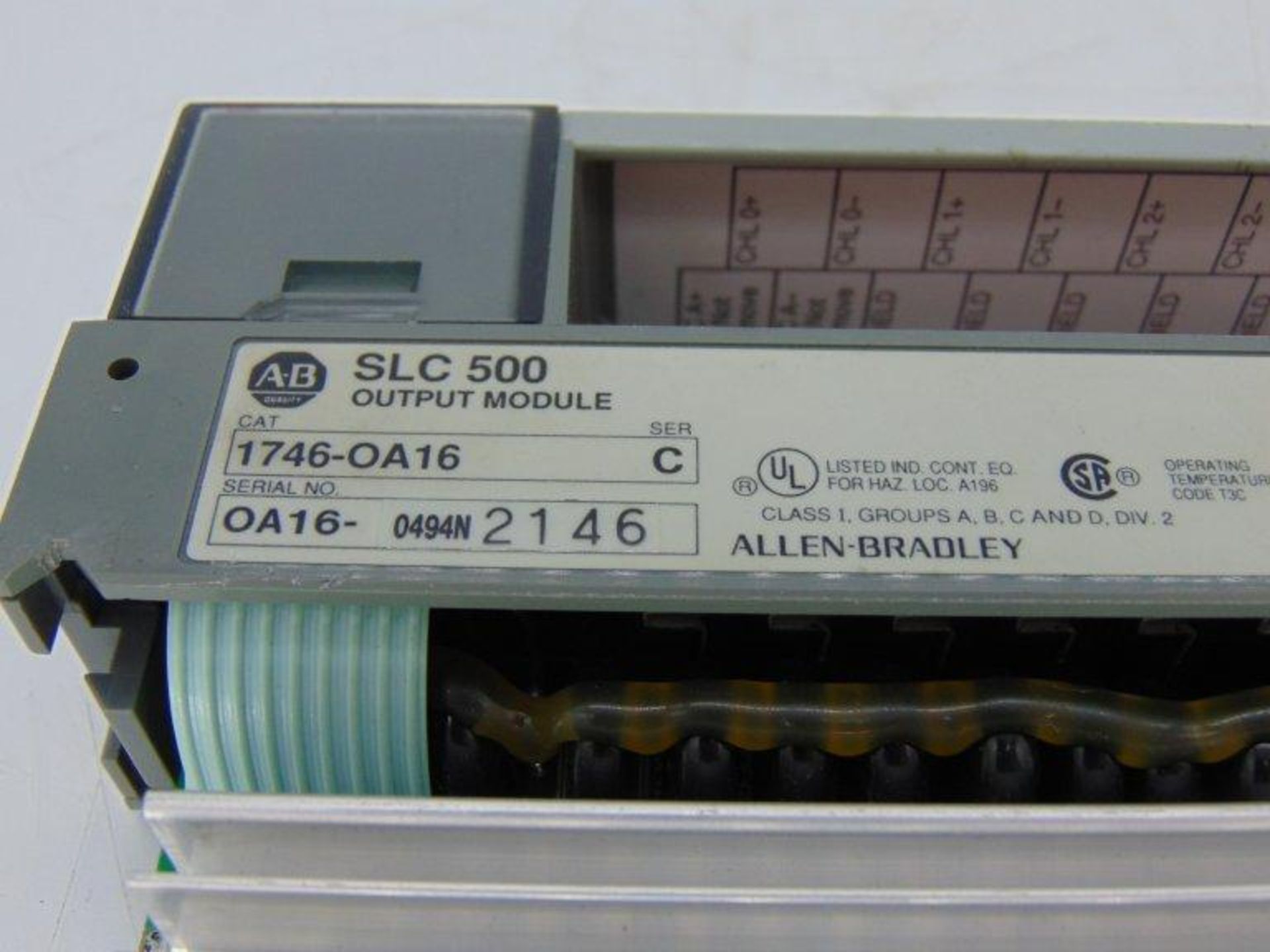 (10) ALLEN BRADLEY 1746-OA16 SERIES C PLC MODULE - Image 3 of 3