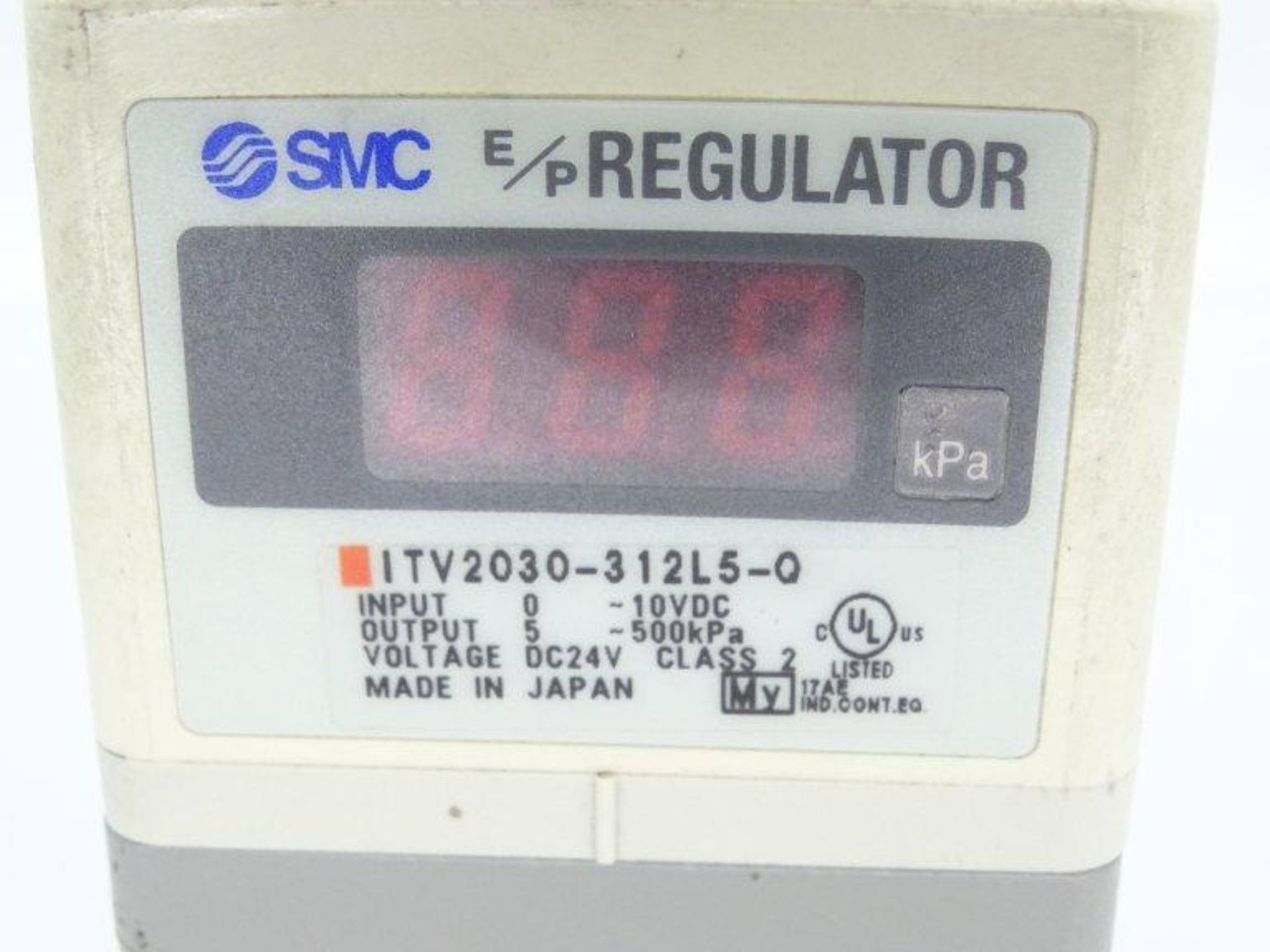 (10) SMC ITV2030-312L5-Q AIR PRESSURE REGULATOR - Image 3 of 3