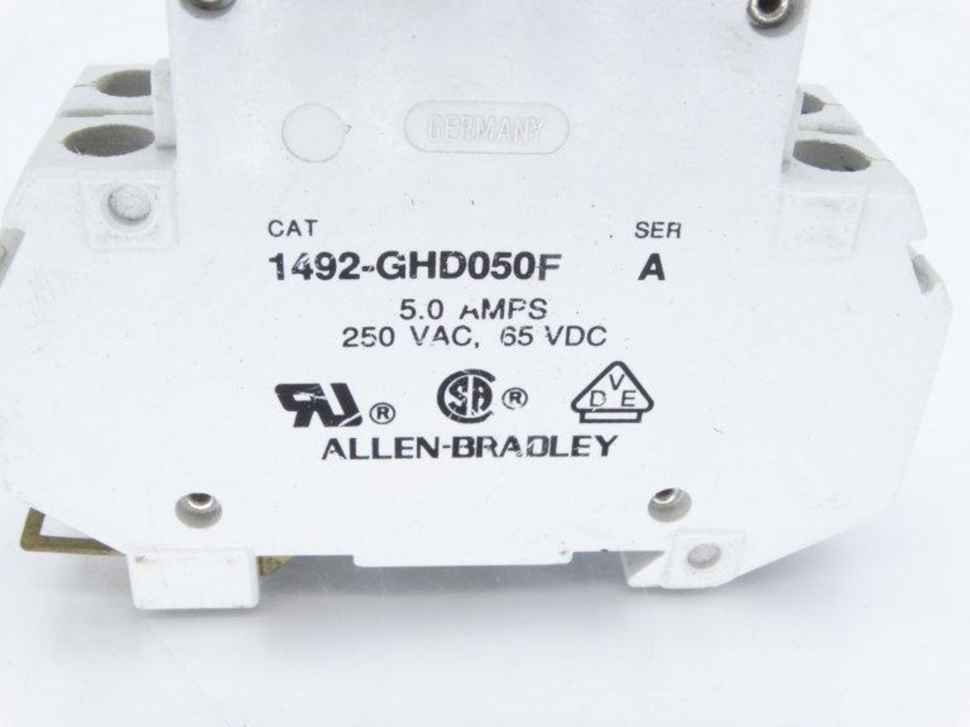 (10) ALLEN BRADLEY 1492-GHD050F SERIES A CIRCUIT BREAKER - Image 3 of 3