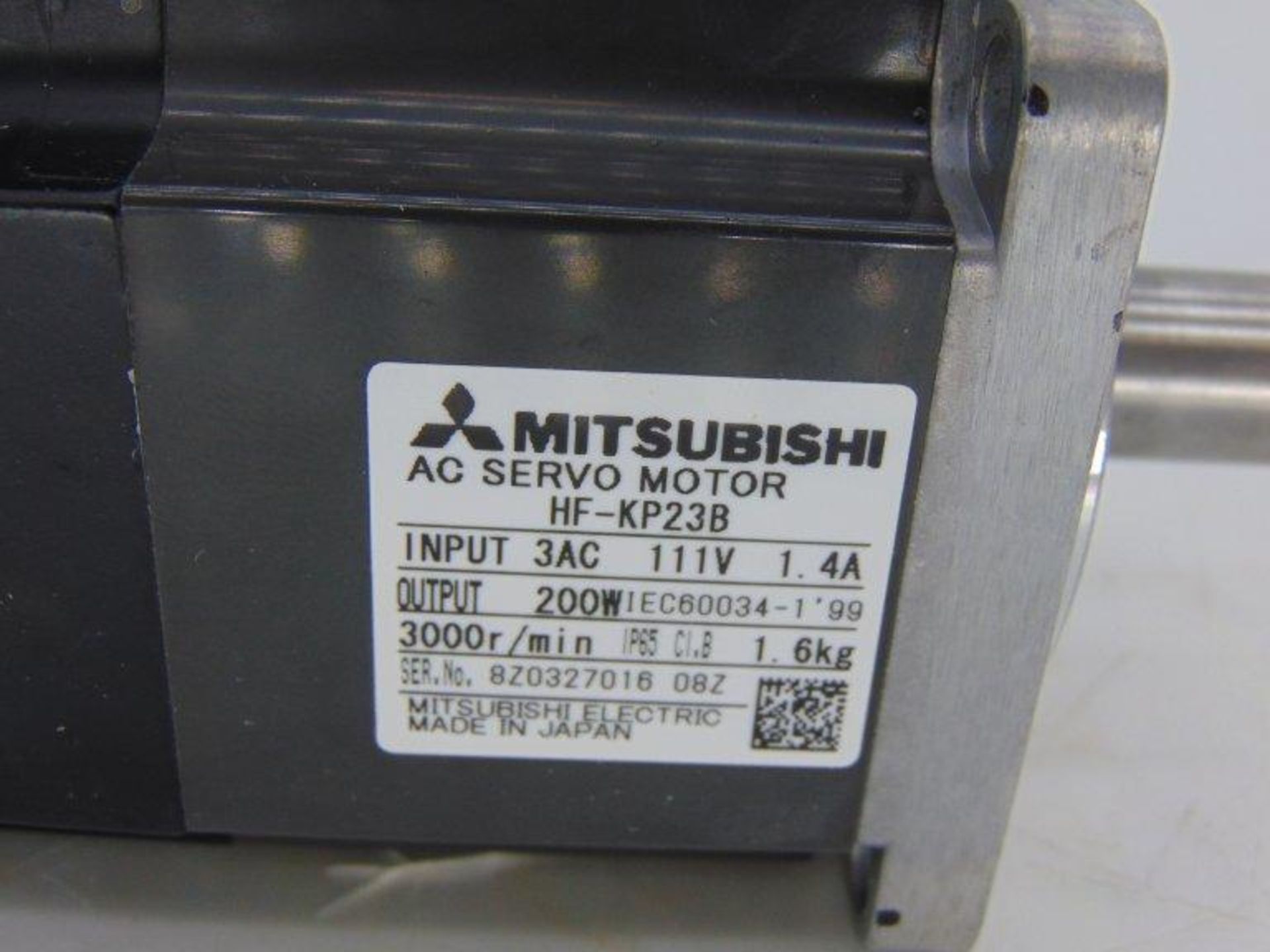 (5) MITSUBISHI HF-KP23B SERVO MOTOR - Image 3 of 3