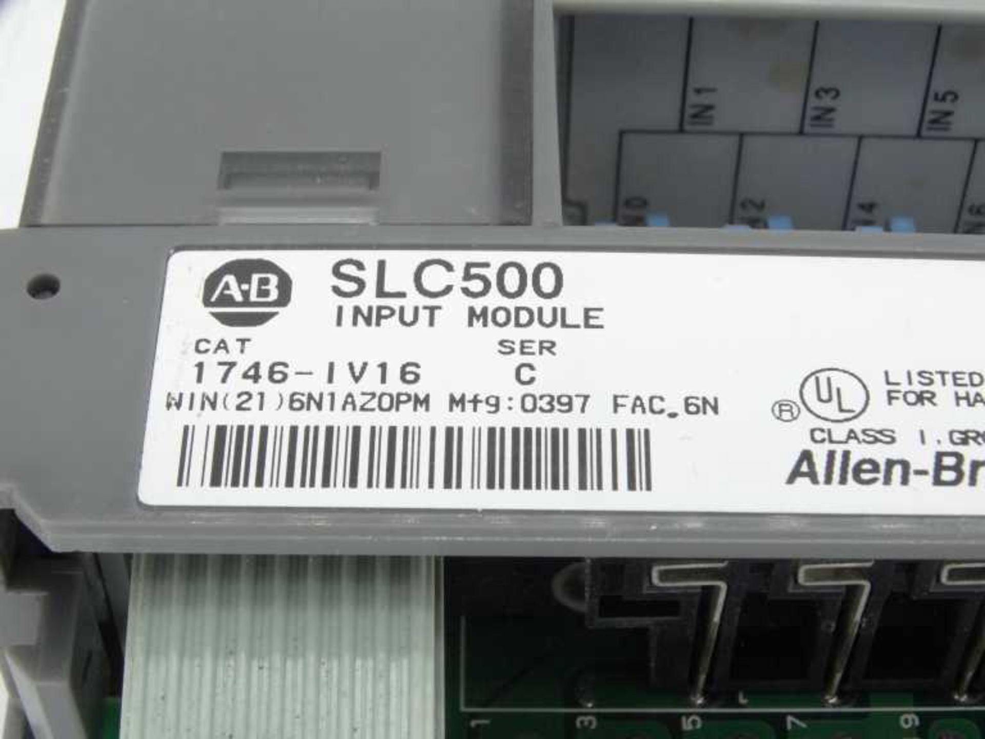 (10) ALLEN BRADLEY 1746-IV16 SERIES C PLC MODULE - Image 3 of 3