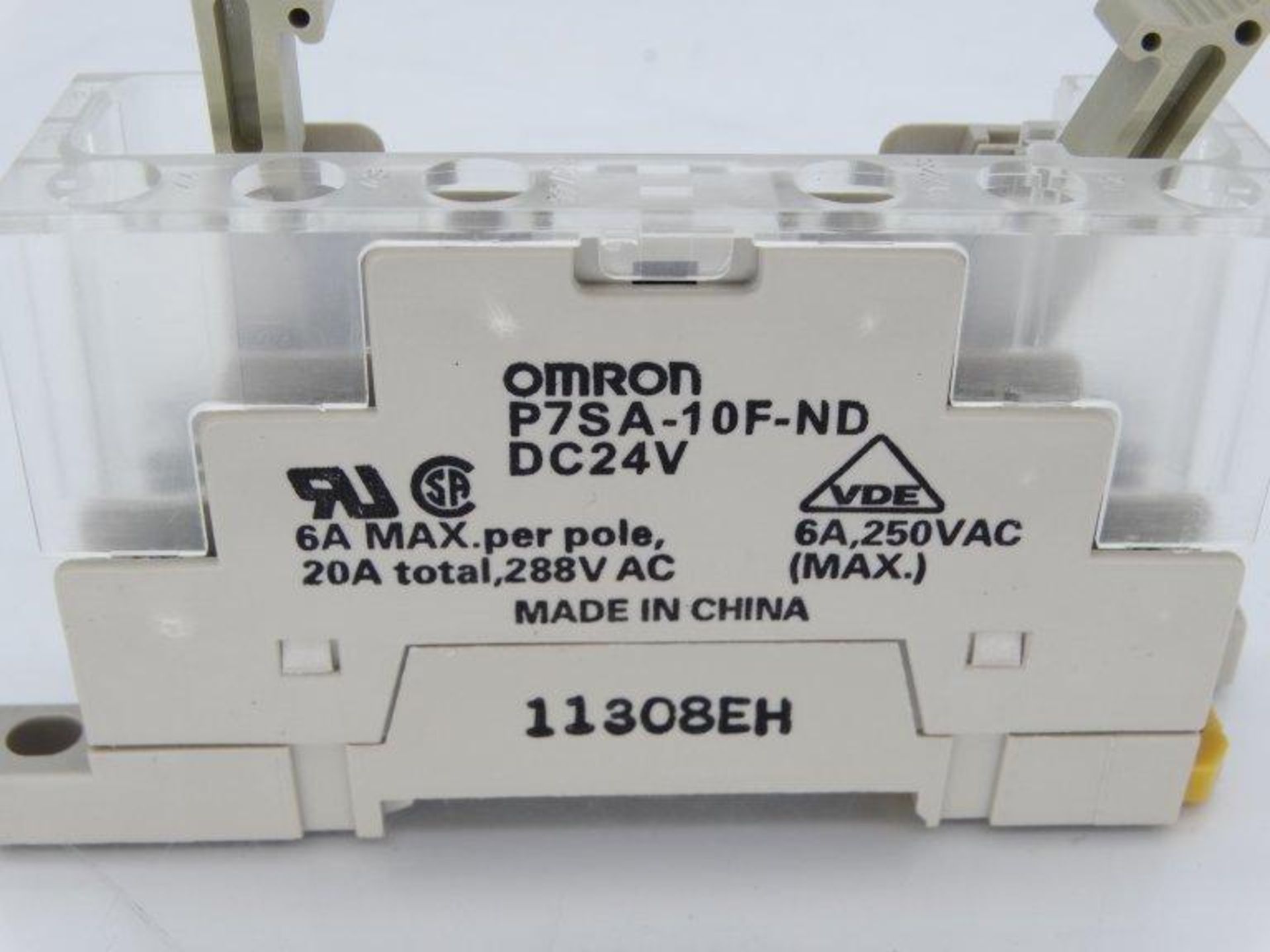 (10) OMRON P7SA-10F-ND DC24 RELAY SOCKET - Image 3 of 3