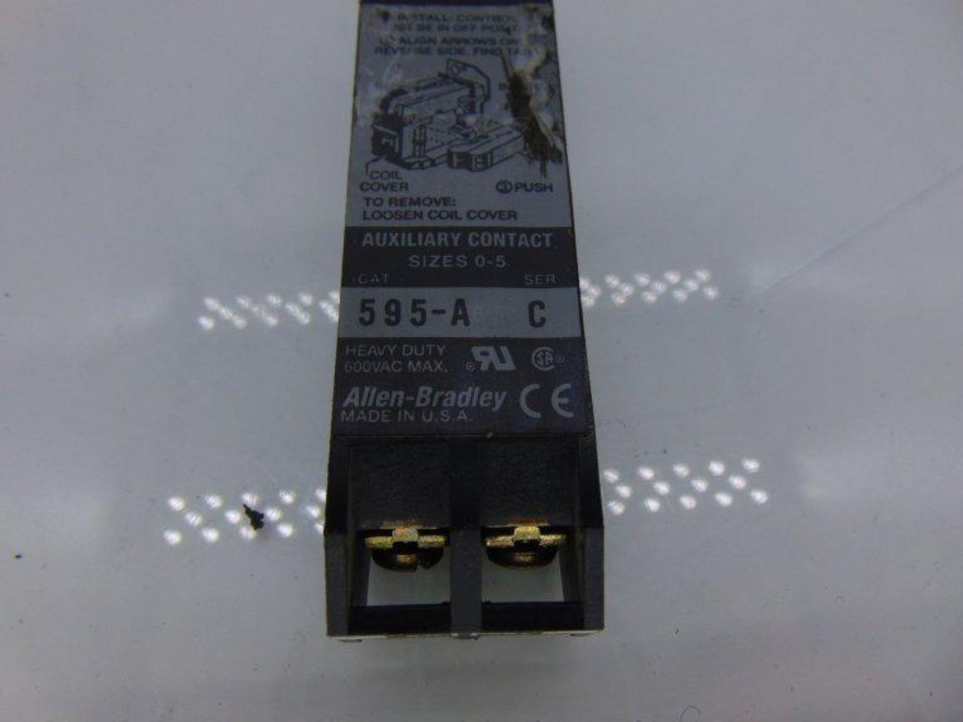 (10) ALLEN BRADLEY 595-A SERIES C CONTACT BLOCK - Image 3 of 3