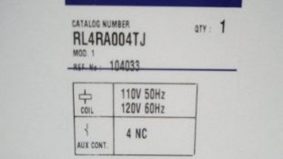 (10) GENERAL ELECTRIC RL4RA004TJ RELAY