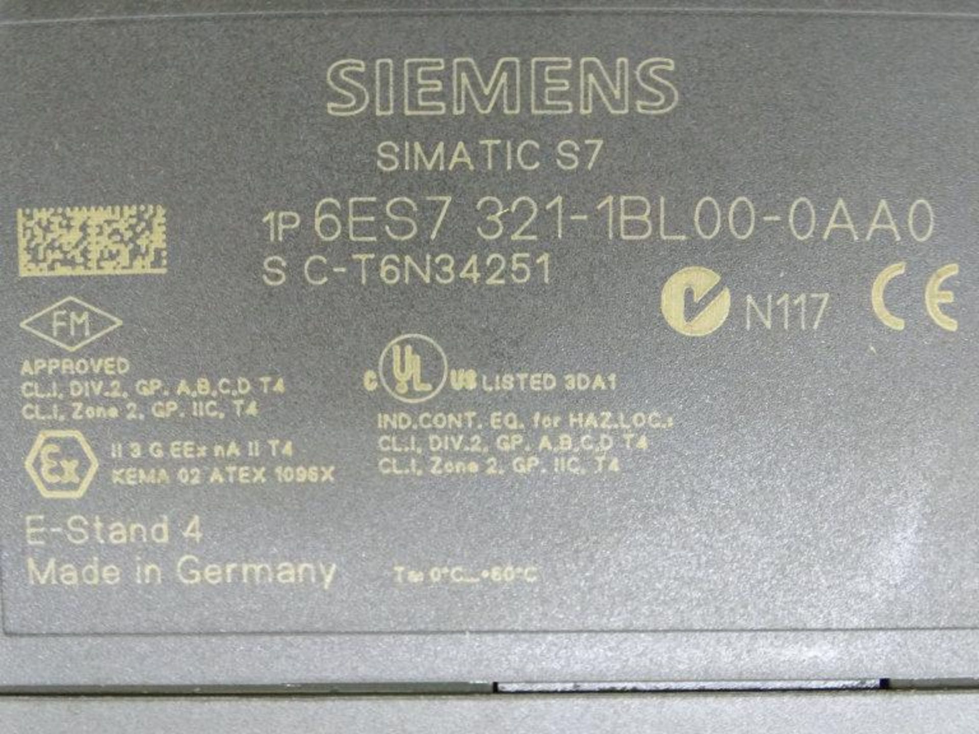 (10) SIEMENS 6ES7322-1BL00-0AA0 PLC MODULE - Image 3 of 3