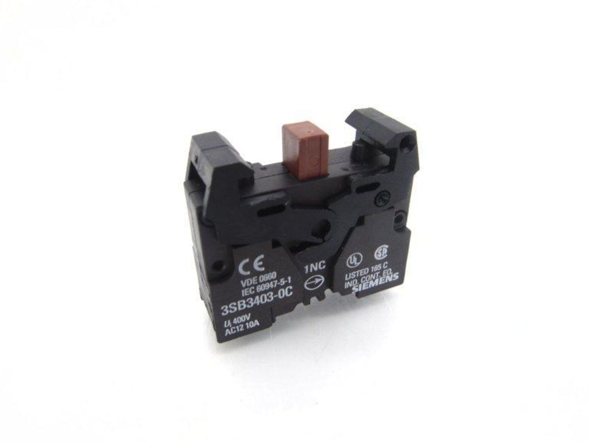 (10) SIEMENS 3SB3403-0C CONTACT BLOCK - Image 2 of 3