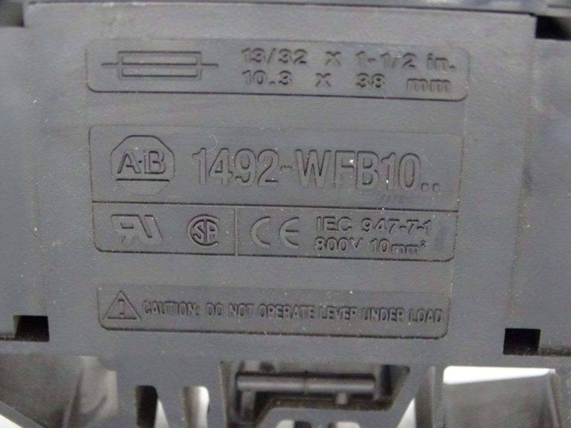 (10) ALLEN BRADLEY 1492-WFB10 FUSE HOLDER - Image 3 of 3