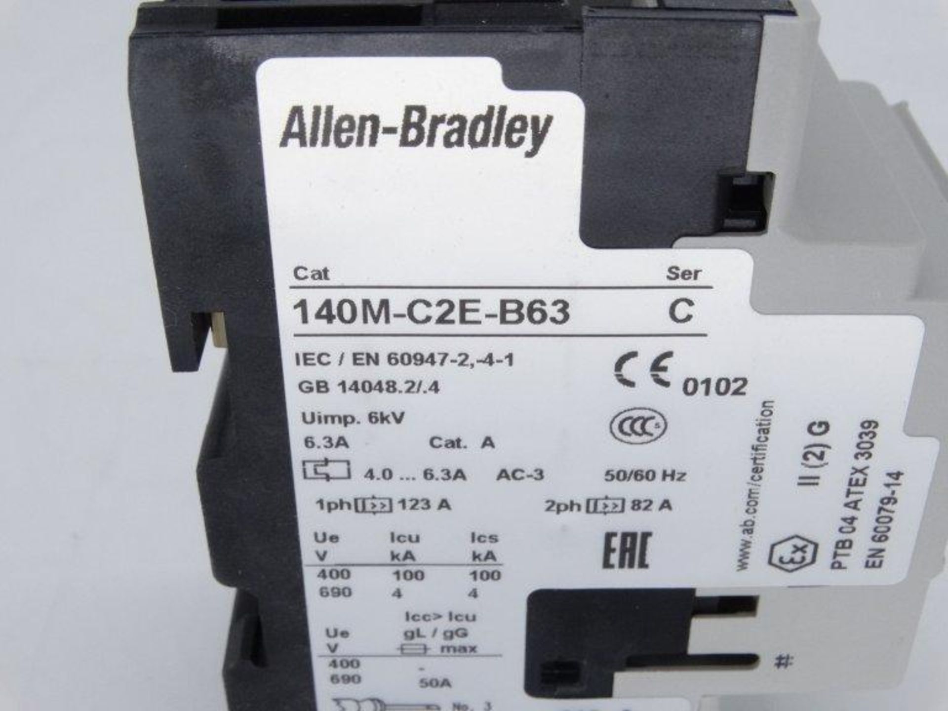 (10) ALLEN BRADLEY 140M-C2E-B63 SERIES C CIRCUIT BREAKER - Image 3 of 3