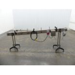 116" x 3.25" Plastic Belt Conveyor