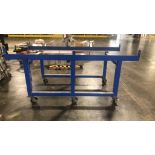 Blue Rolling Cart