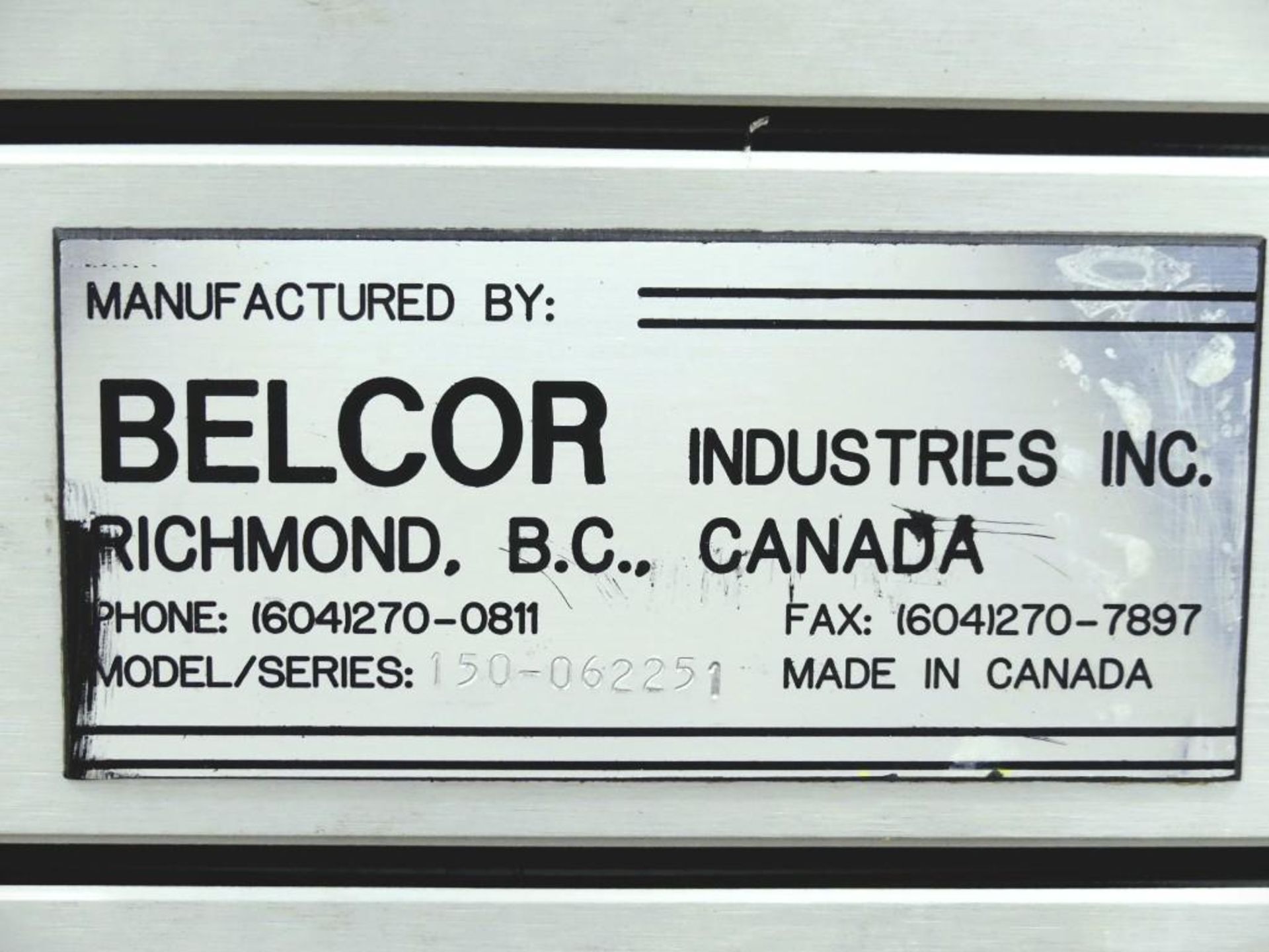 Belcor Bel 150 Stainless Steel Top and Bottom Manual Case Taper - Image 22 of 23