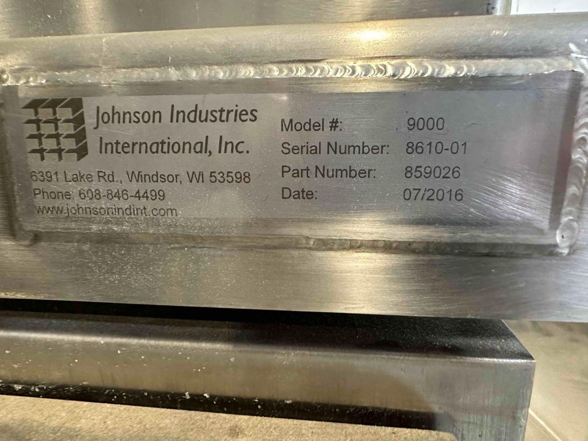 Johnson Industries 9000 Stainless Steel Shredder W/ 33" D Shred Wheel - Image 13 of 13