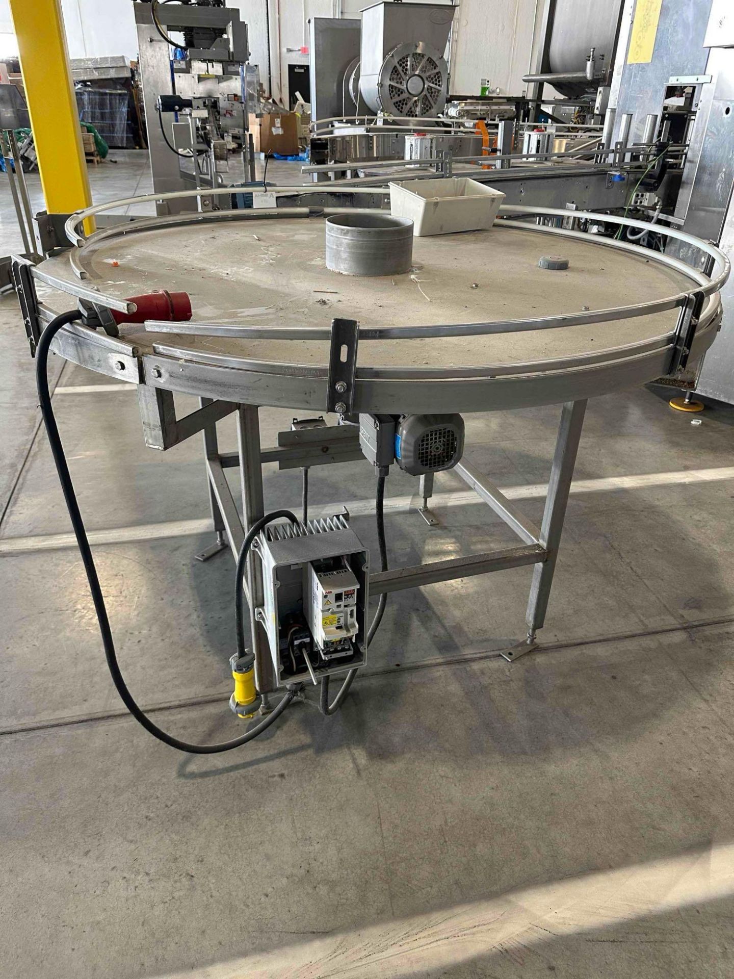 60" Diameter Stainless Steel Rotary Accumulation Table - Image 2 of 6