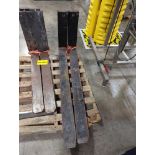 Set of Forklift Forks