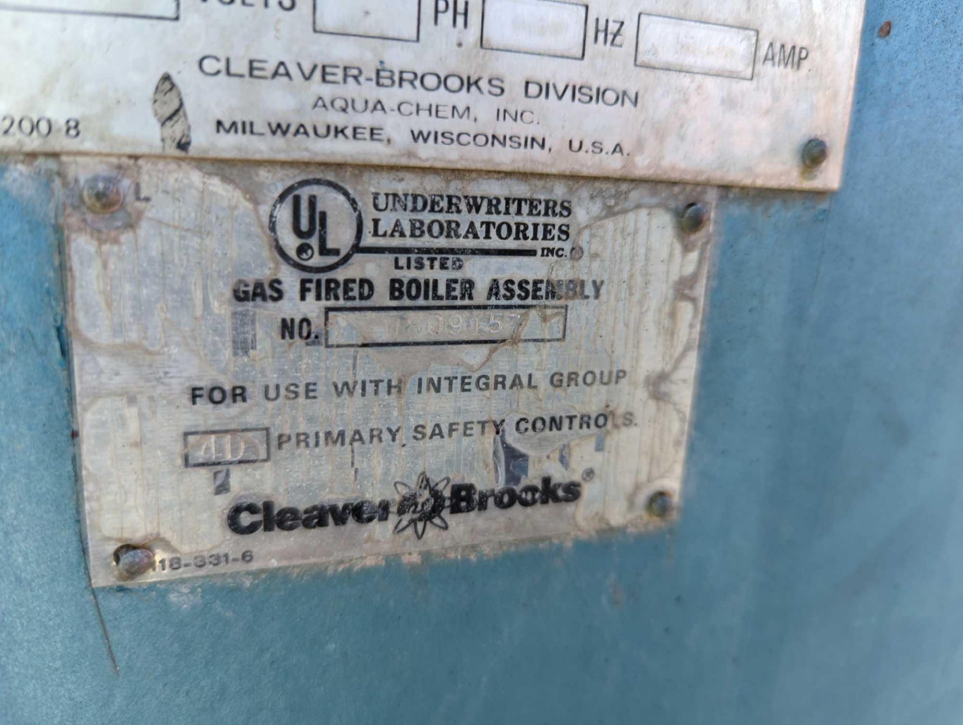 Cleaver Brooks Packaged Boiler CB 700-150 - Image 13 of 17