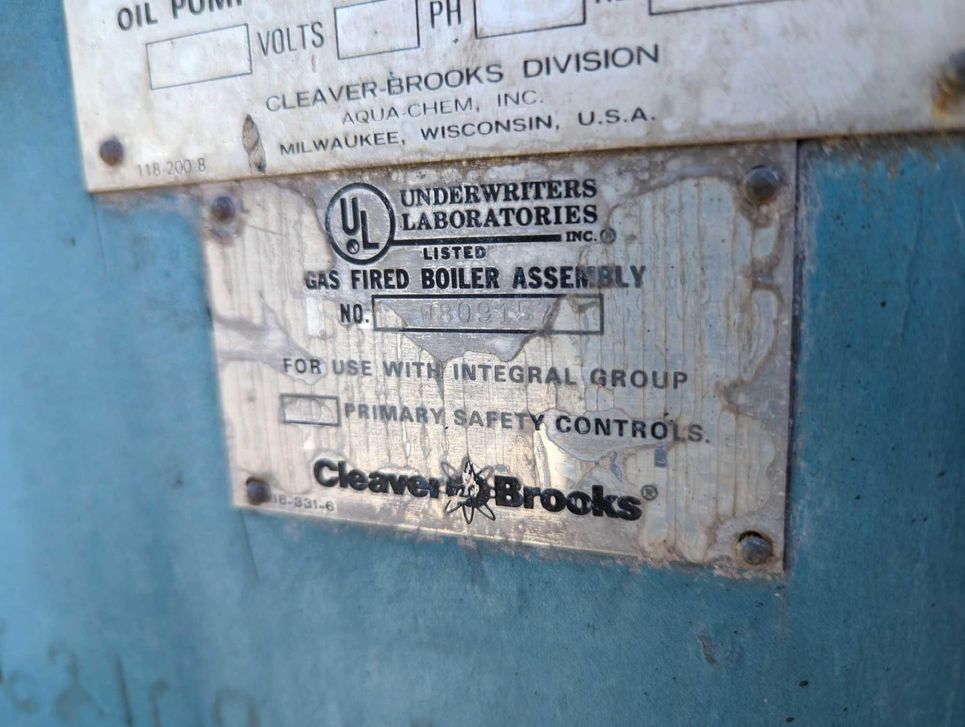 Cleaver Brooks Packaged Boiler CB 700-150 - Image 12 of 17