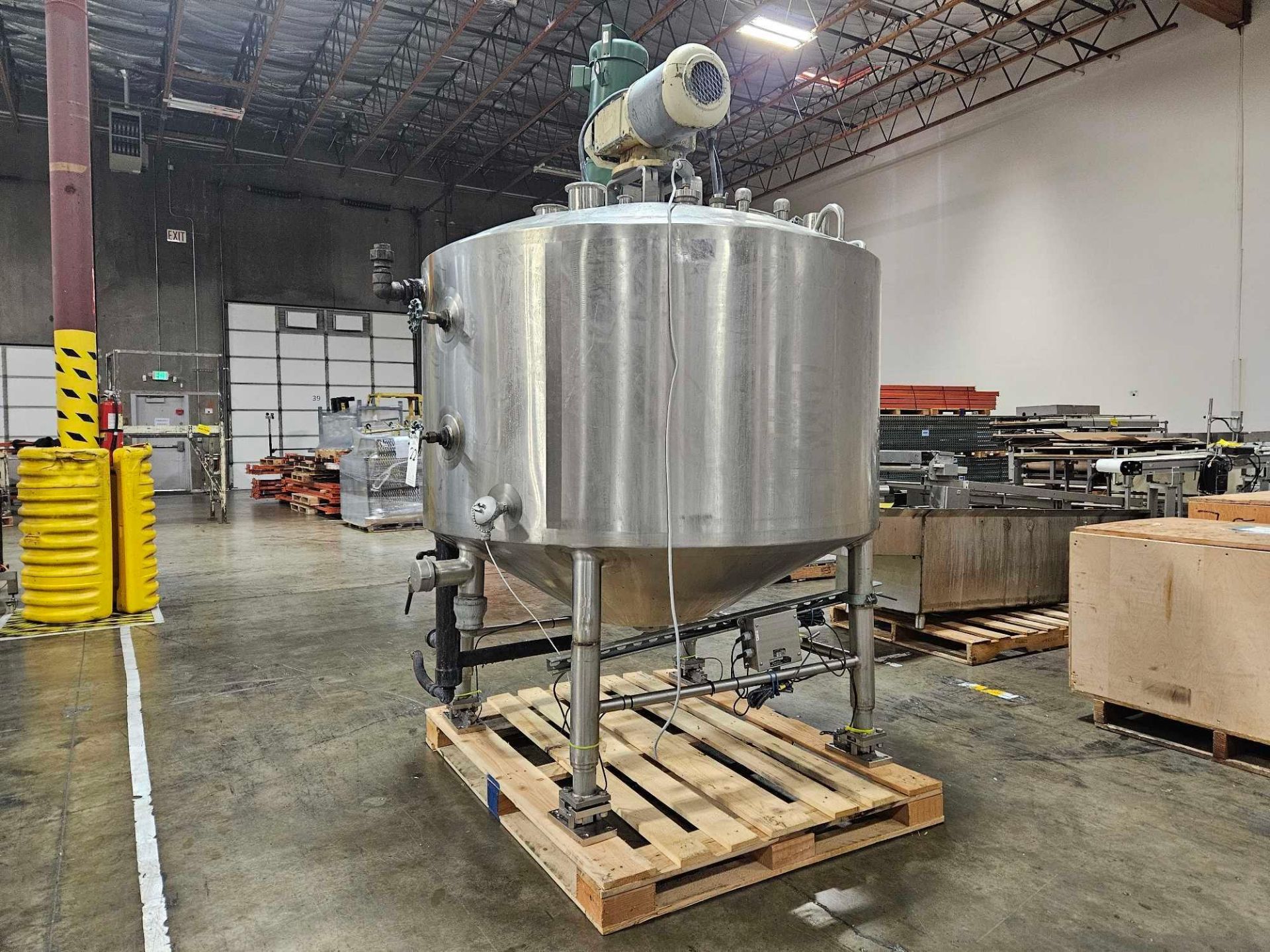 Walker Stainless Steel 300 Gallon Jacketed Mixing Tank - Image 2 of 19