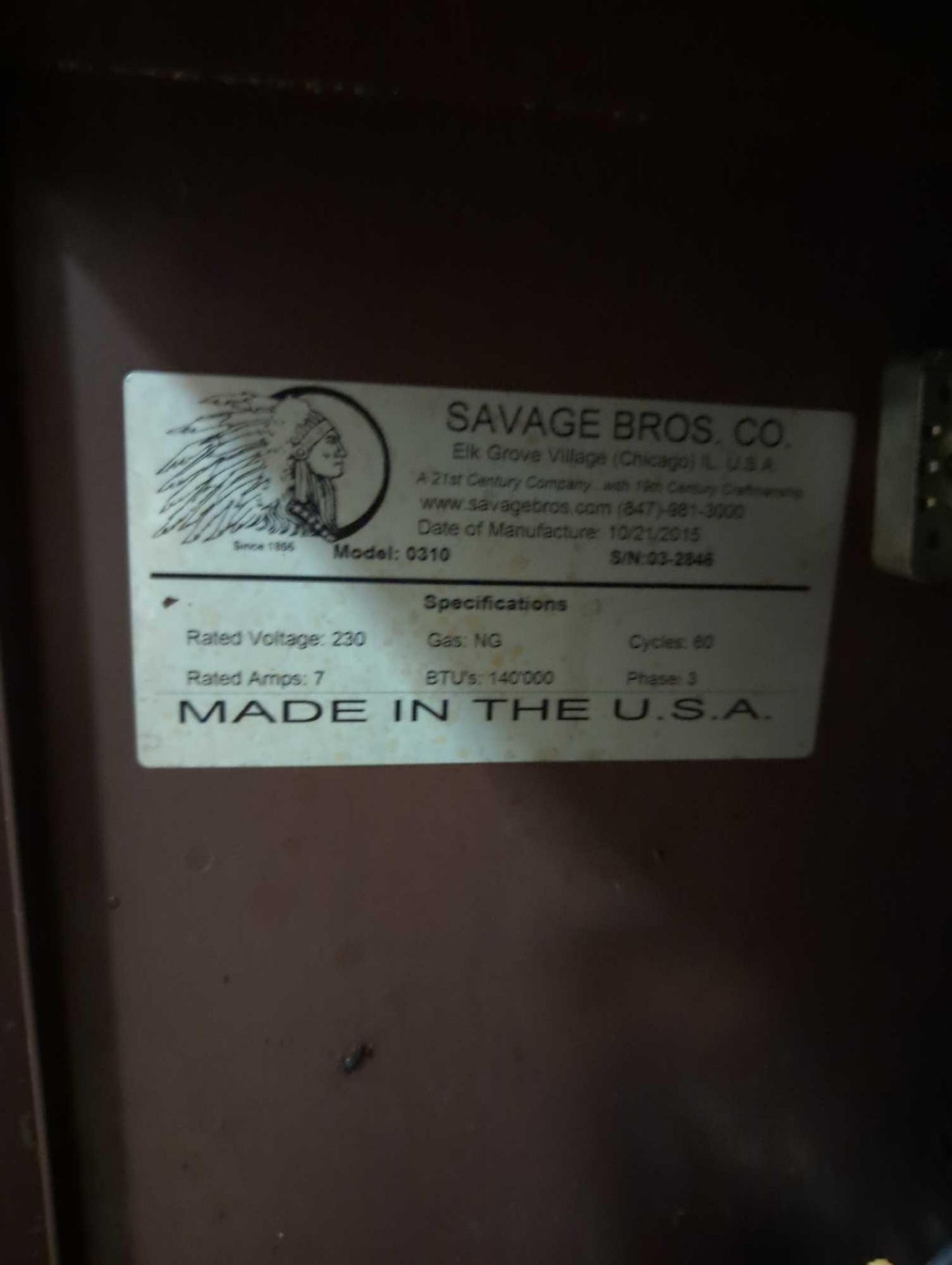 Savage Bros Co Fire Mixer S92 - Image 20 of 20
