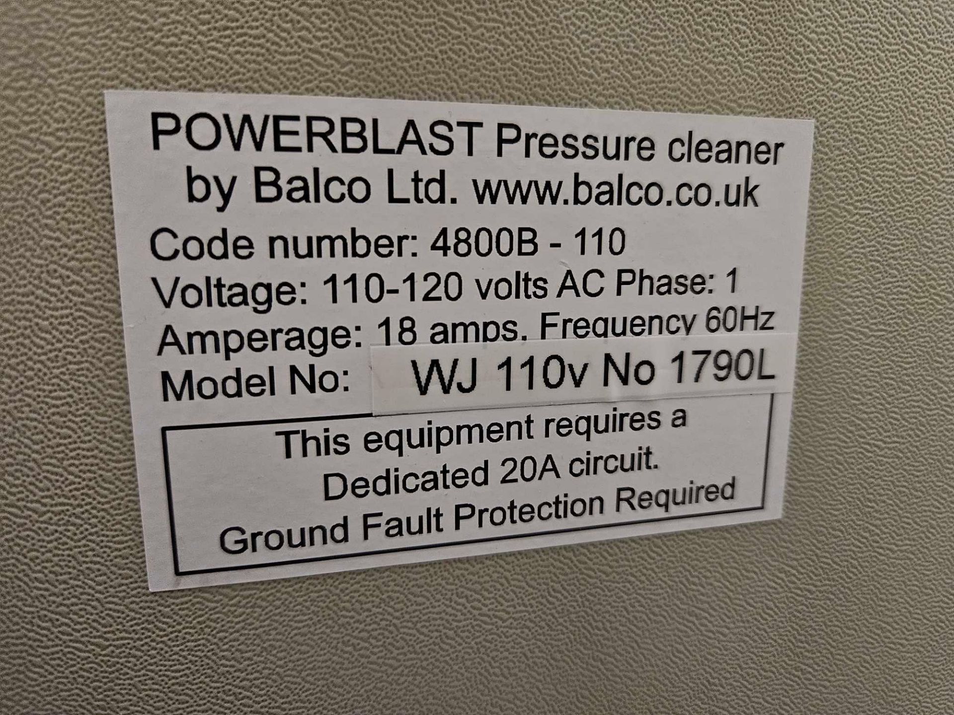 Powerblast Pressure Cleaner - Image 6 of 11