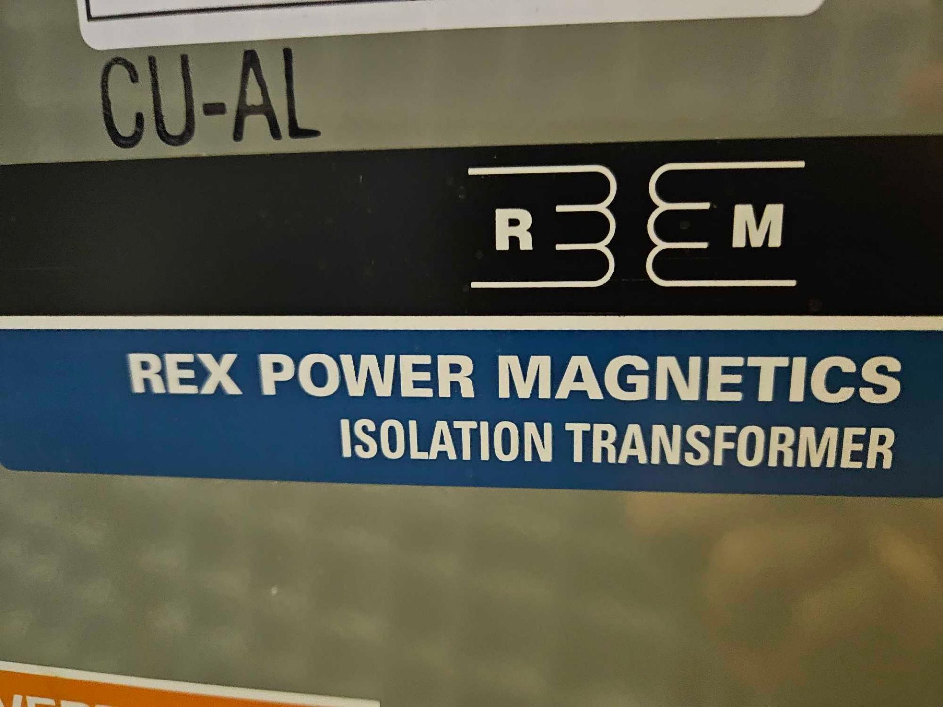 REX BA5OH-N1/E12 50 KVA Isolation Transformer - Image 8 of 9