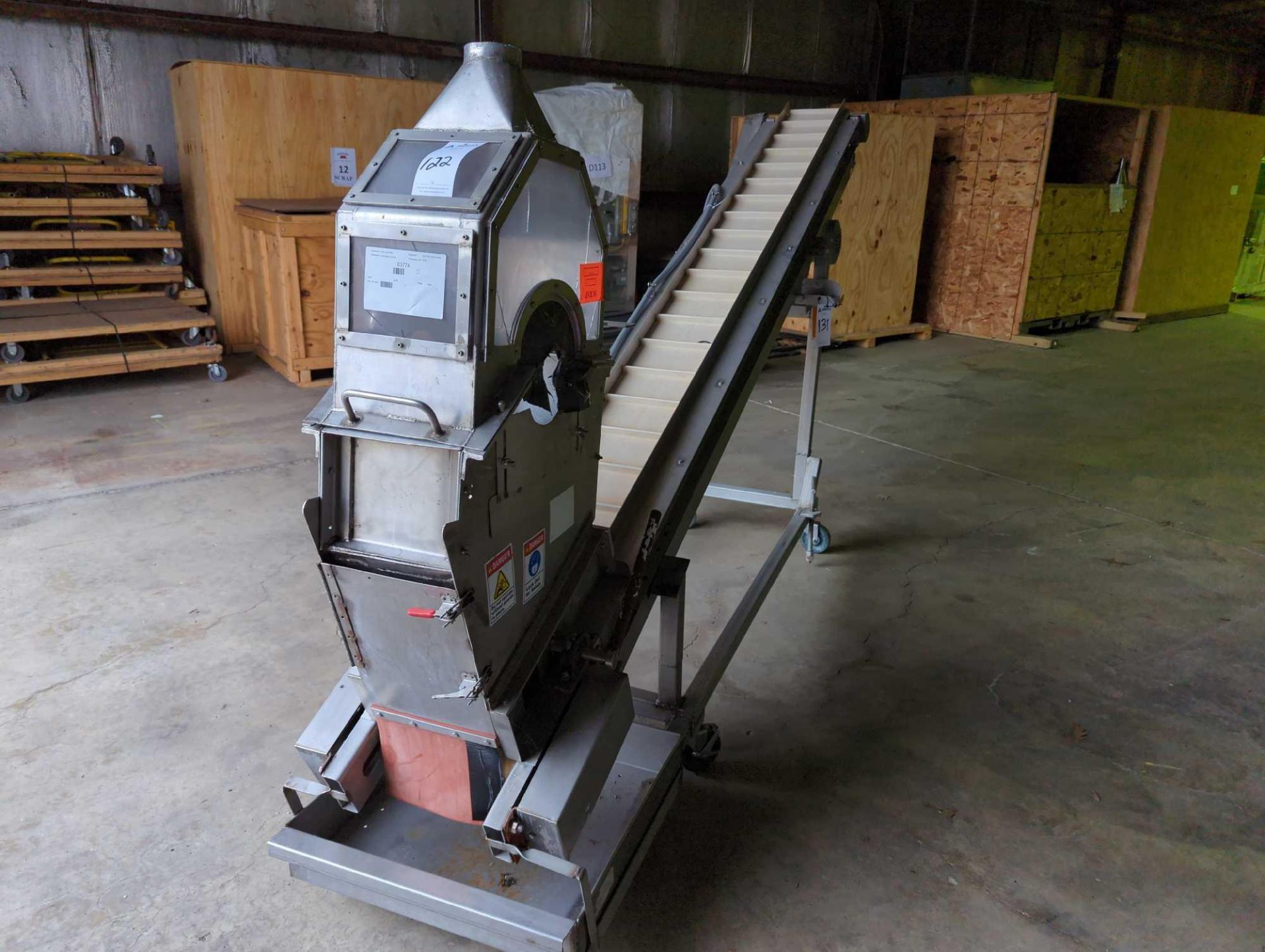 Cleated Incline Conveyor - Image 3 of 13