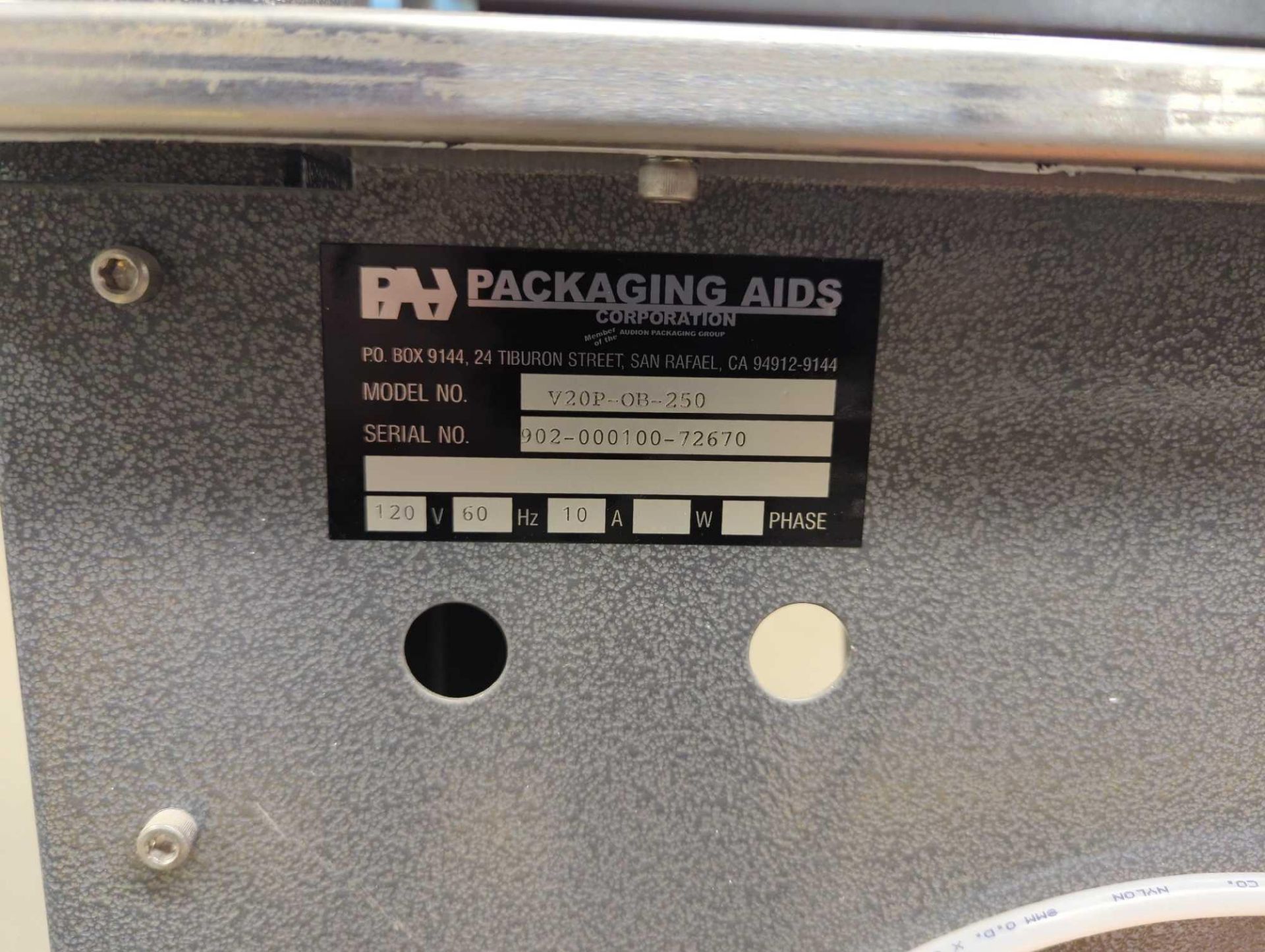 Packaging Aids V20P-OB-250 20" Impulse Bag Sealer - Image 6 of 9