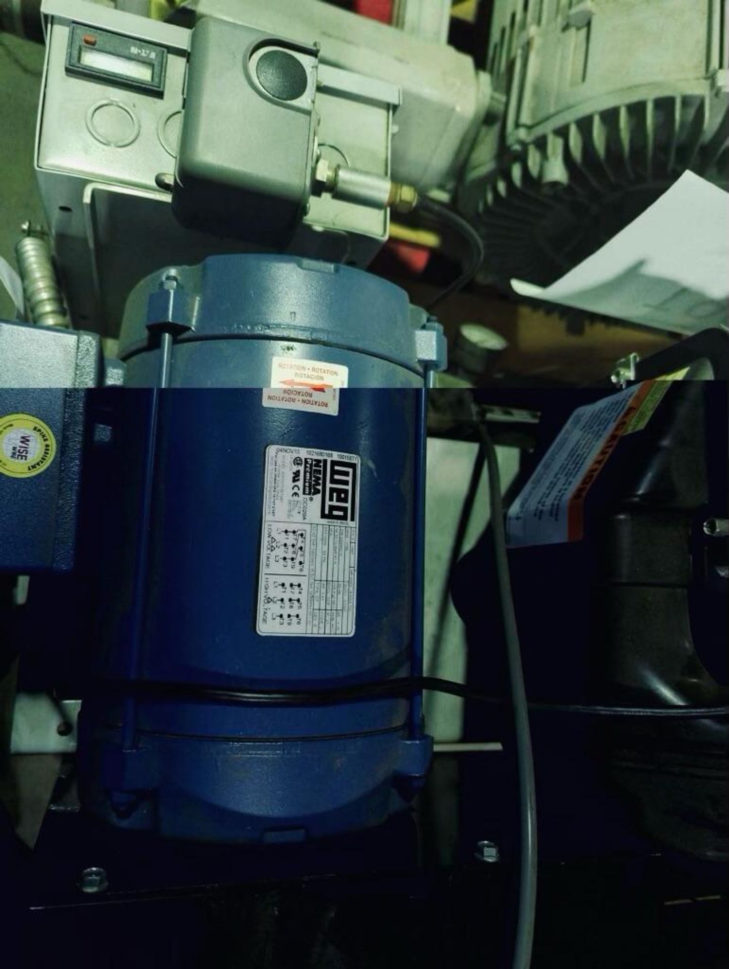 60 Gallon Powerex Air Compressor w/ SPX Air Dryer - Image 4 of 8