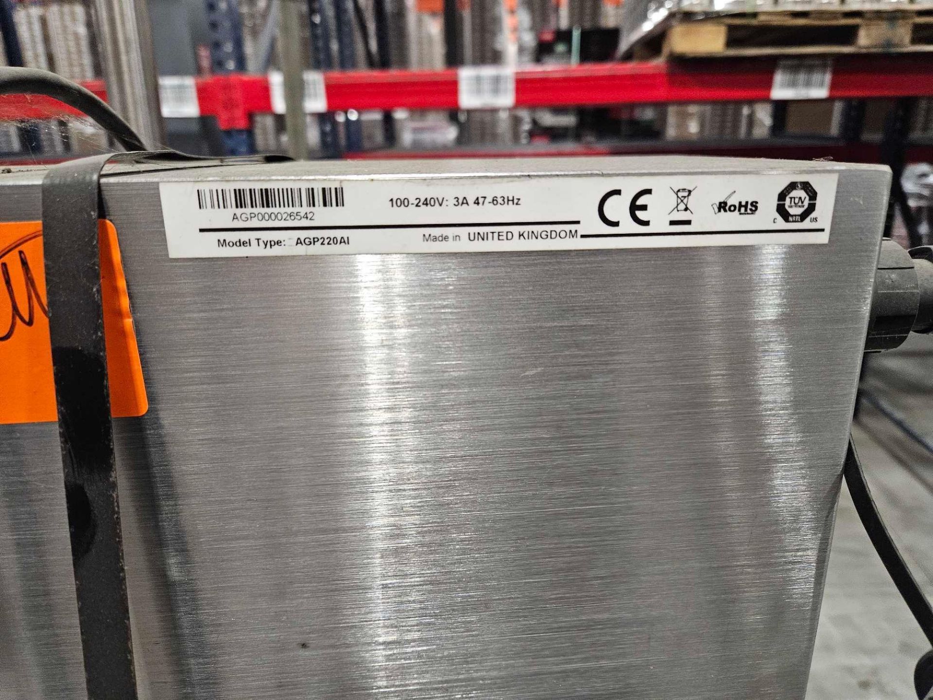 DOMINO AGP220AI Stainless Steel Inkjet Code Applicator - Image 7 of 7