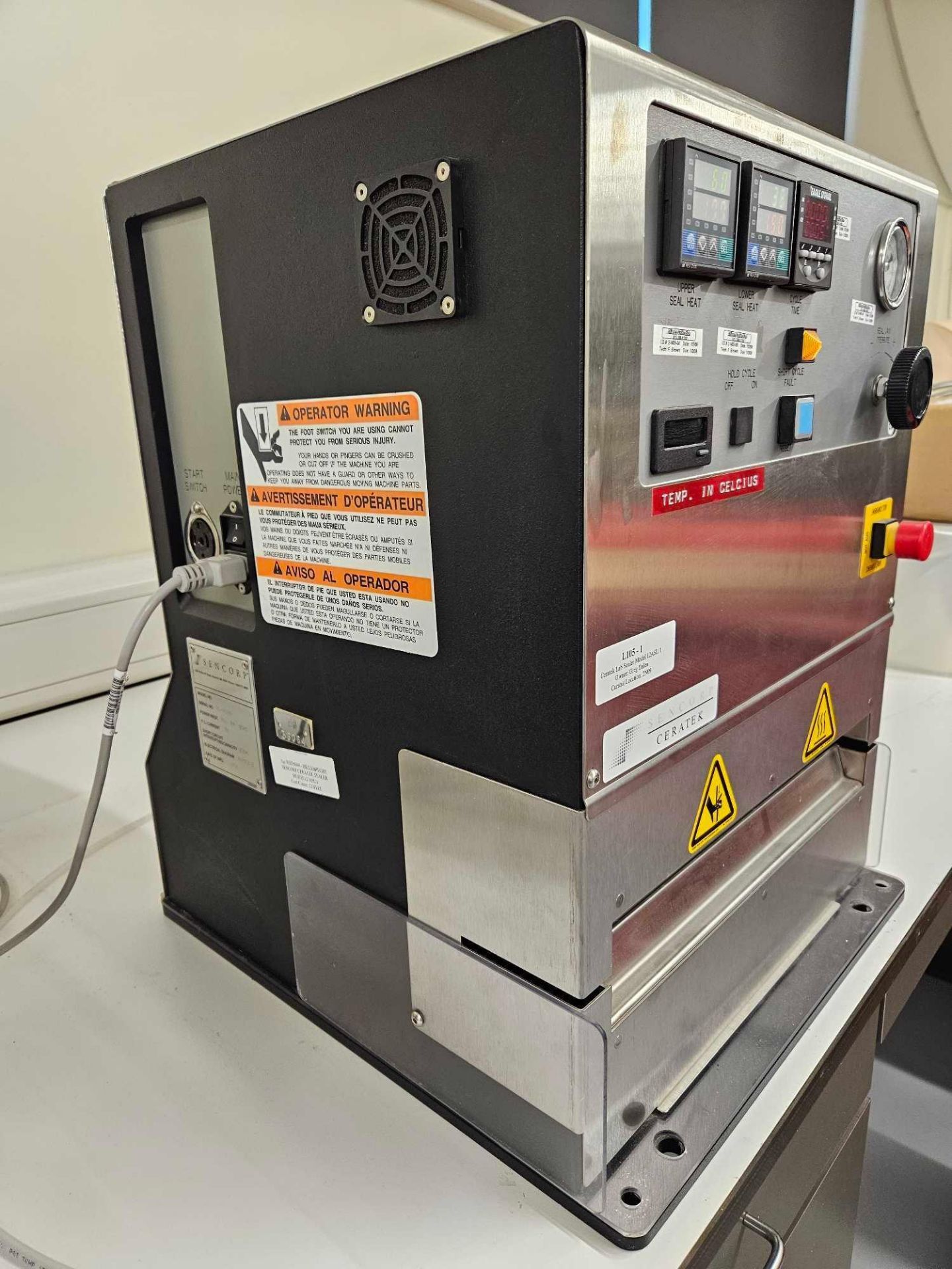 Sencorp CeraTek 12ASL/1 Laboratory Heat Sealer - Image 2 of 10