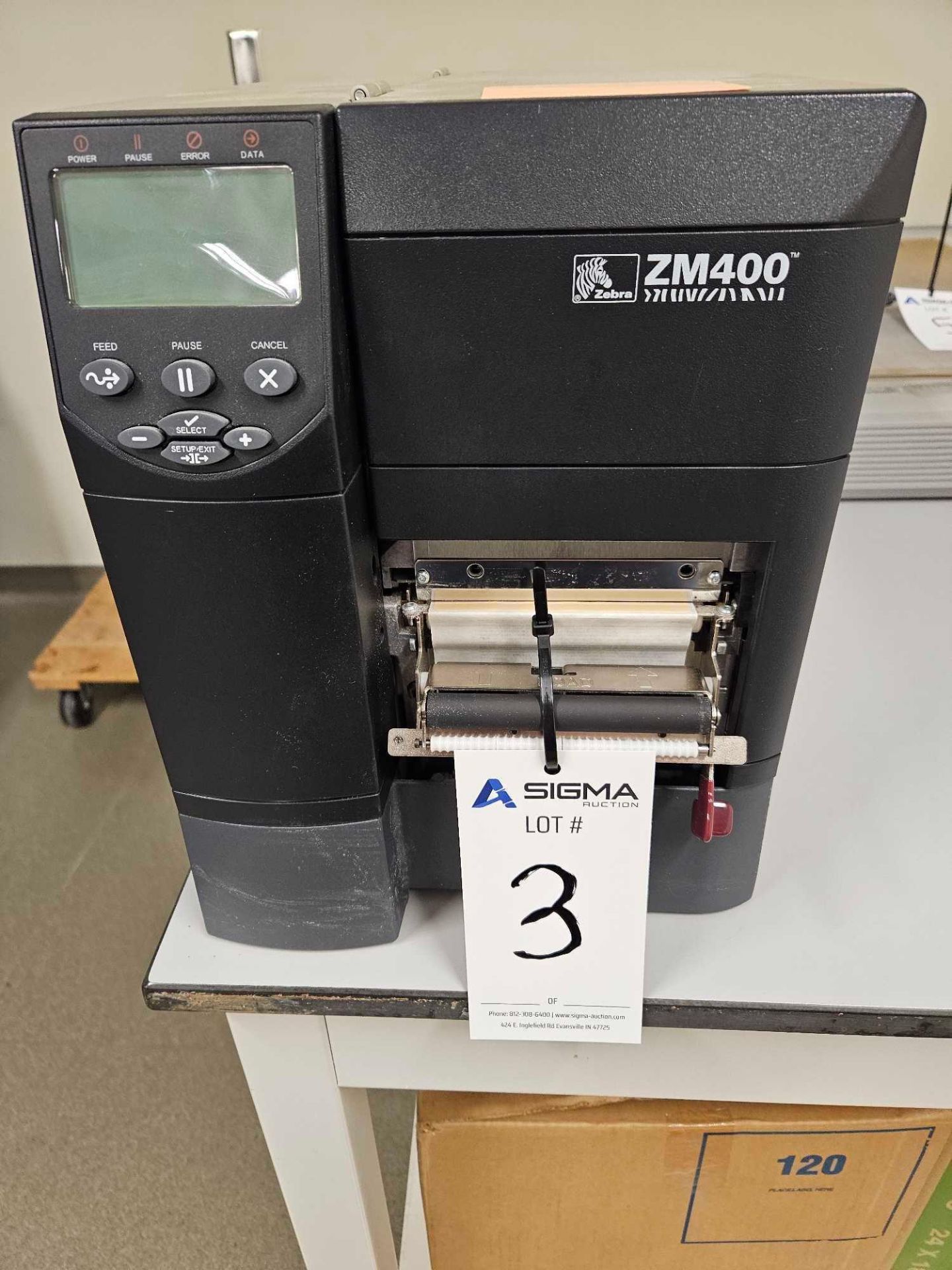 Zebra Technologies Corporation ZM400 Thermal Transfer Label Printer