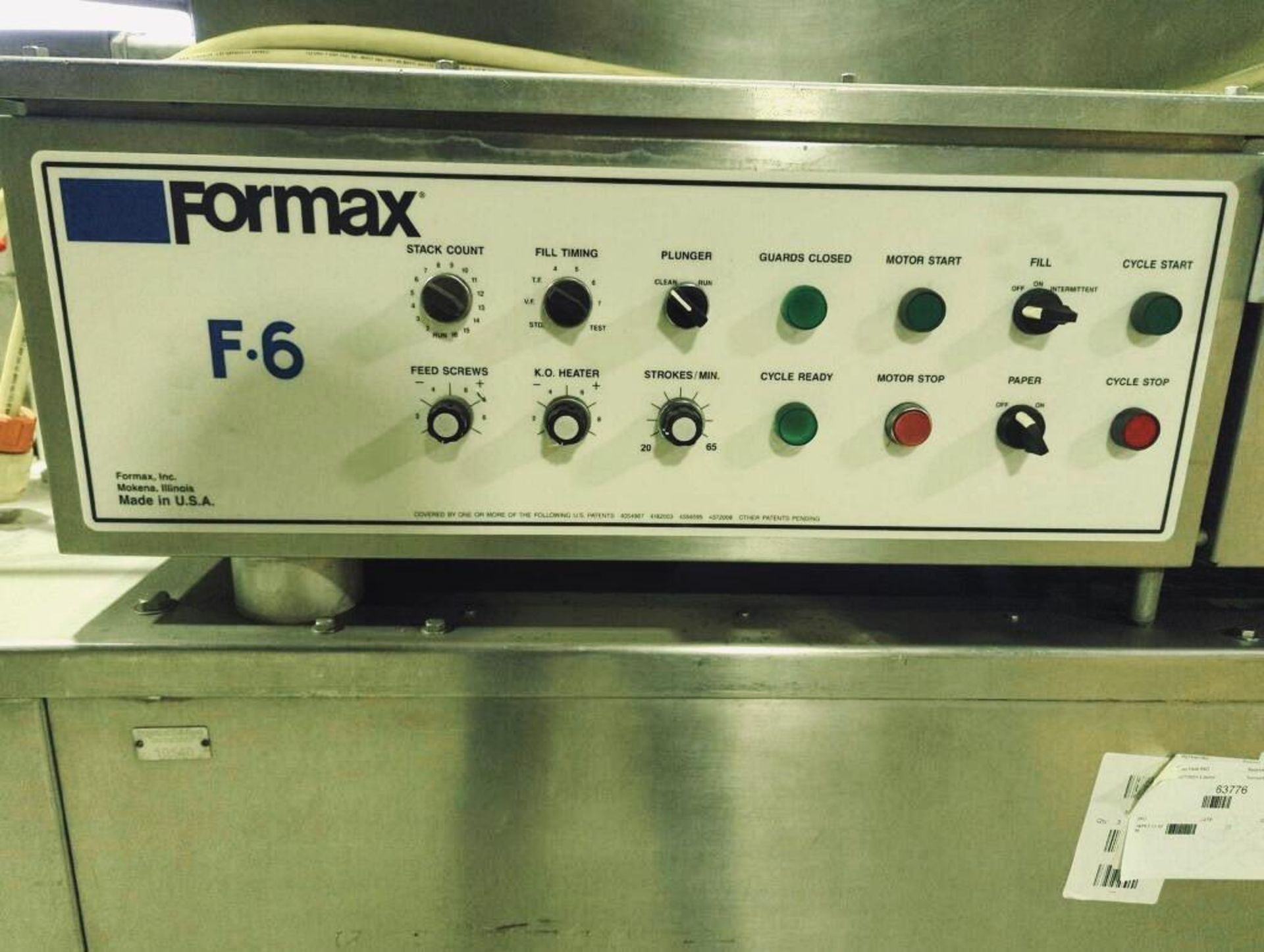 Formax F-6 10 HP Stainless Steel Patty Former - Image 13 of 20