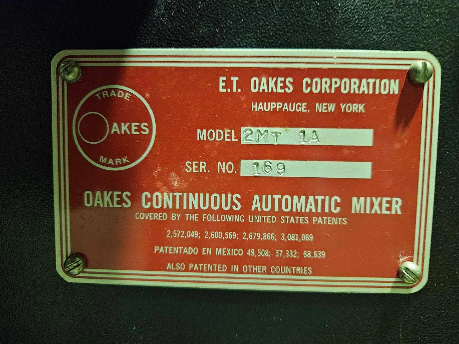 E.T. Oaks Continuous Automatic Mixer - Image 10 of 13