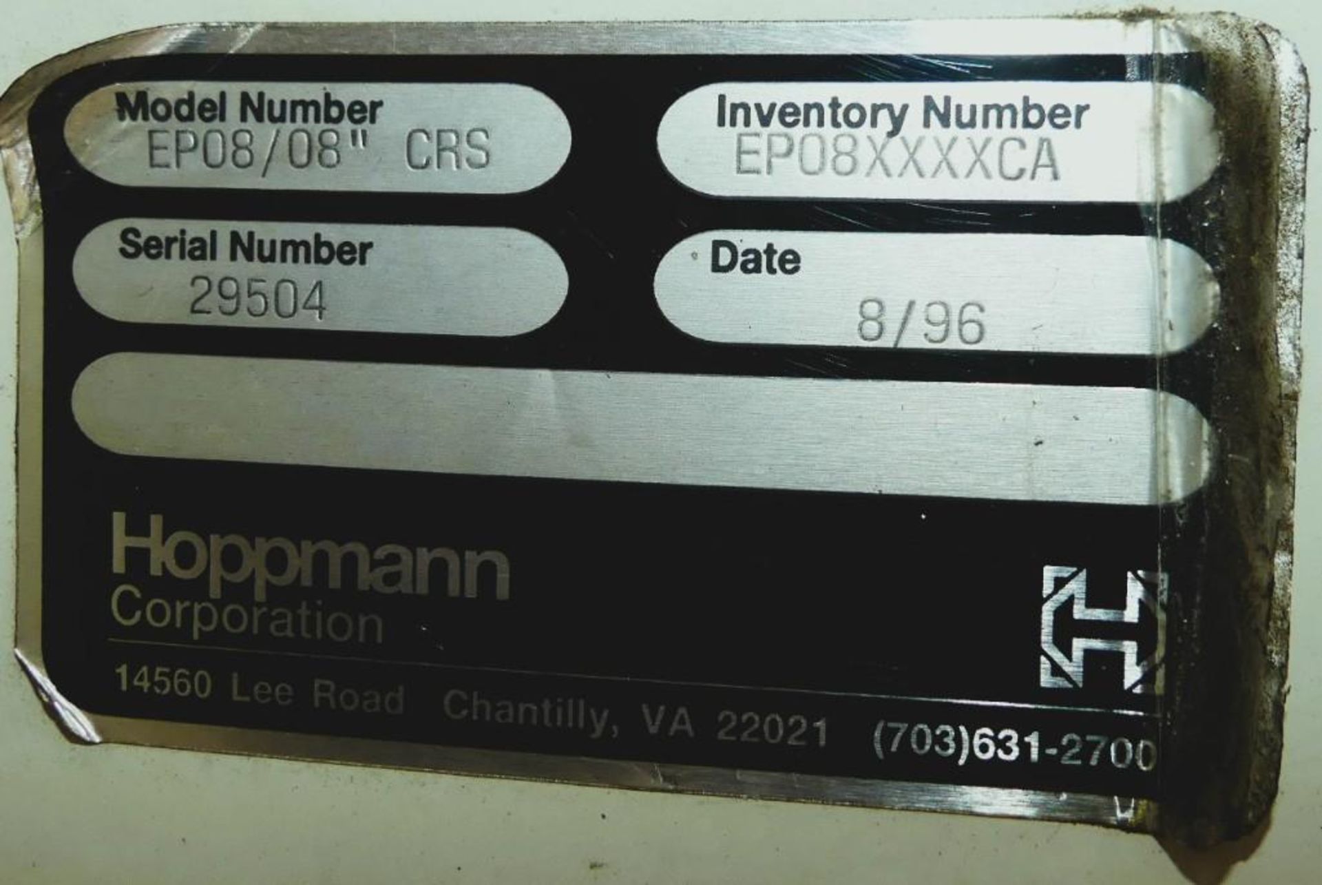 Hoppman Corp. EPO8/08" CRS Cap Elevator - Image 17 of 17