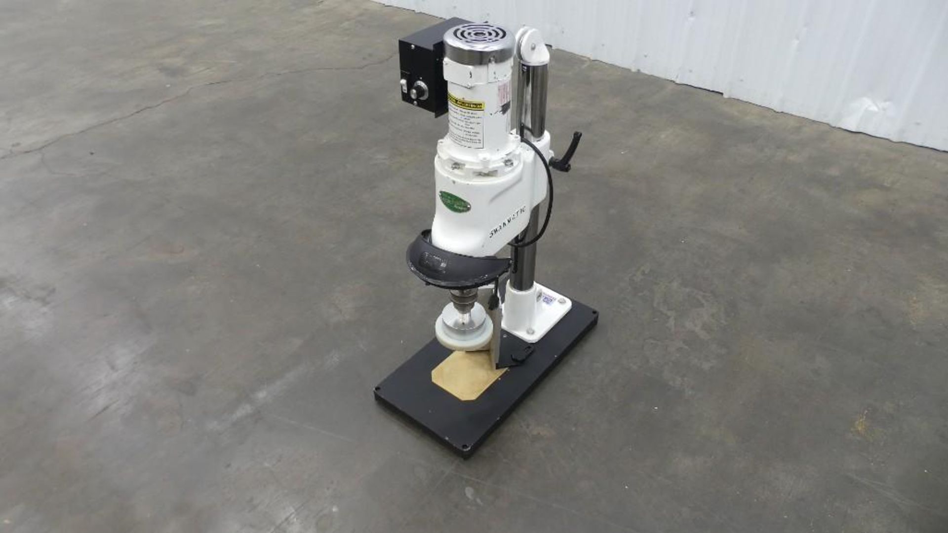 Used Swan-Matic C102E Cap Master Variable Speed Tabletop Capper - Image 3 of 15