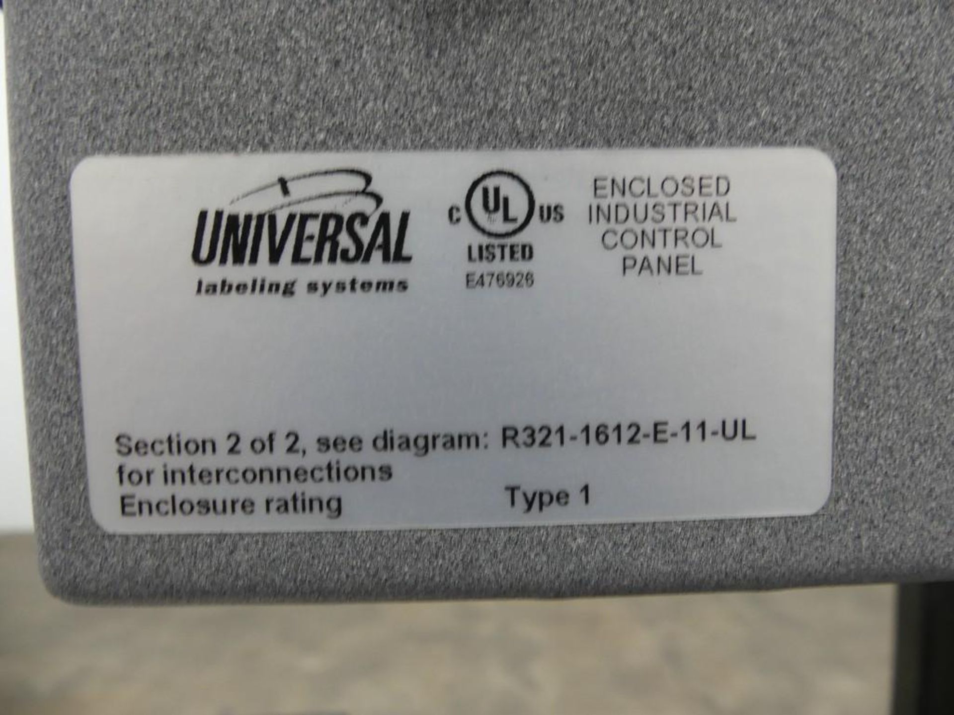 Universal TA4 Wrap Unit Pressure Sensitive Labeler - Image 24 of 27
