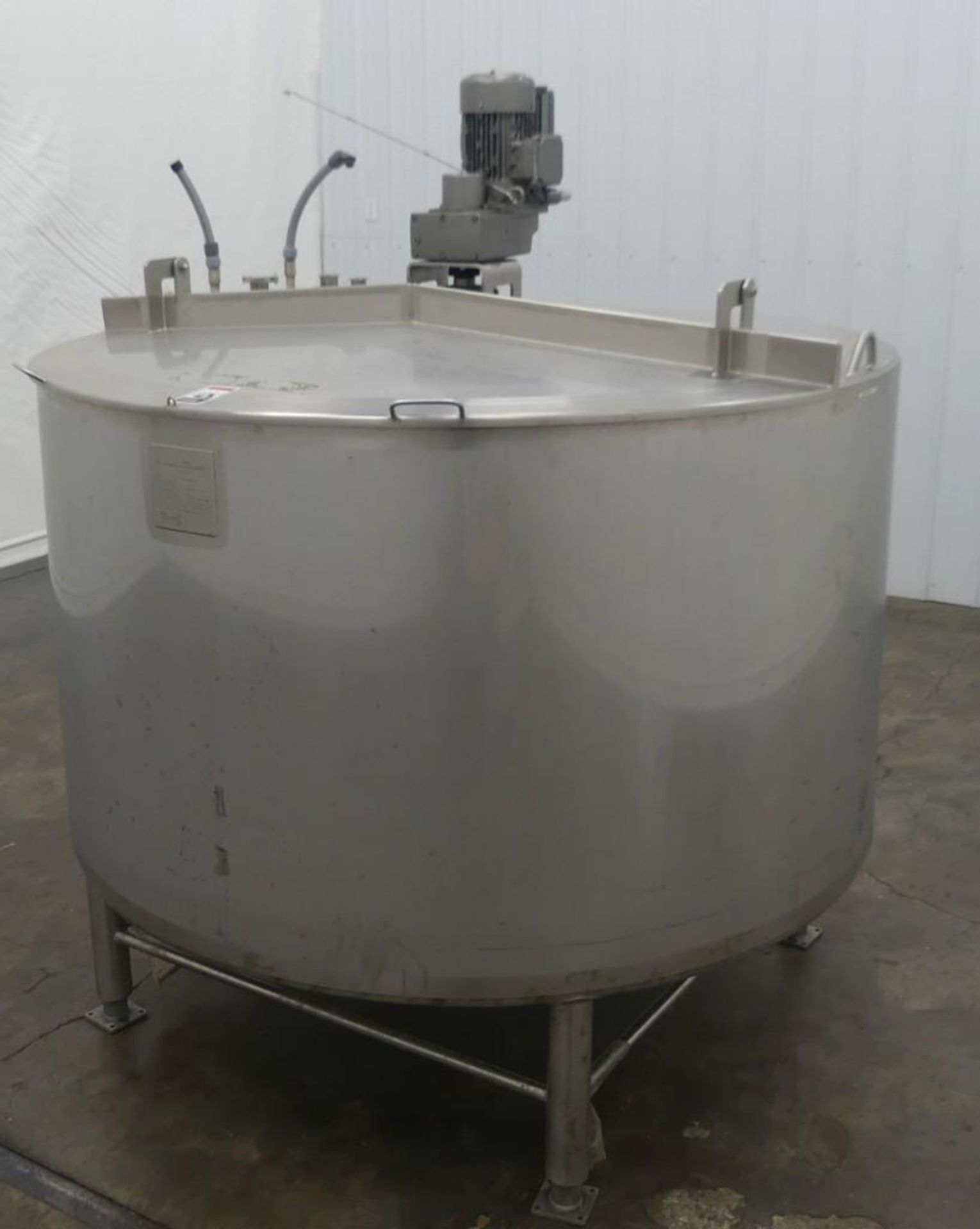 Walker 750 Gallon 316L Stainless Steel Jacketed Mix Tank - Image 3 of 11
