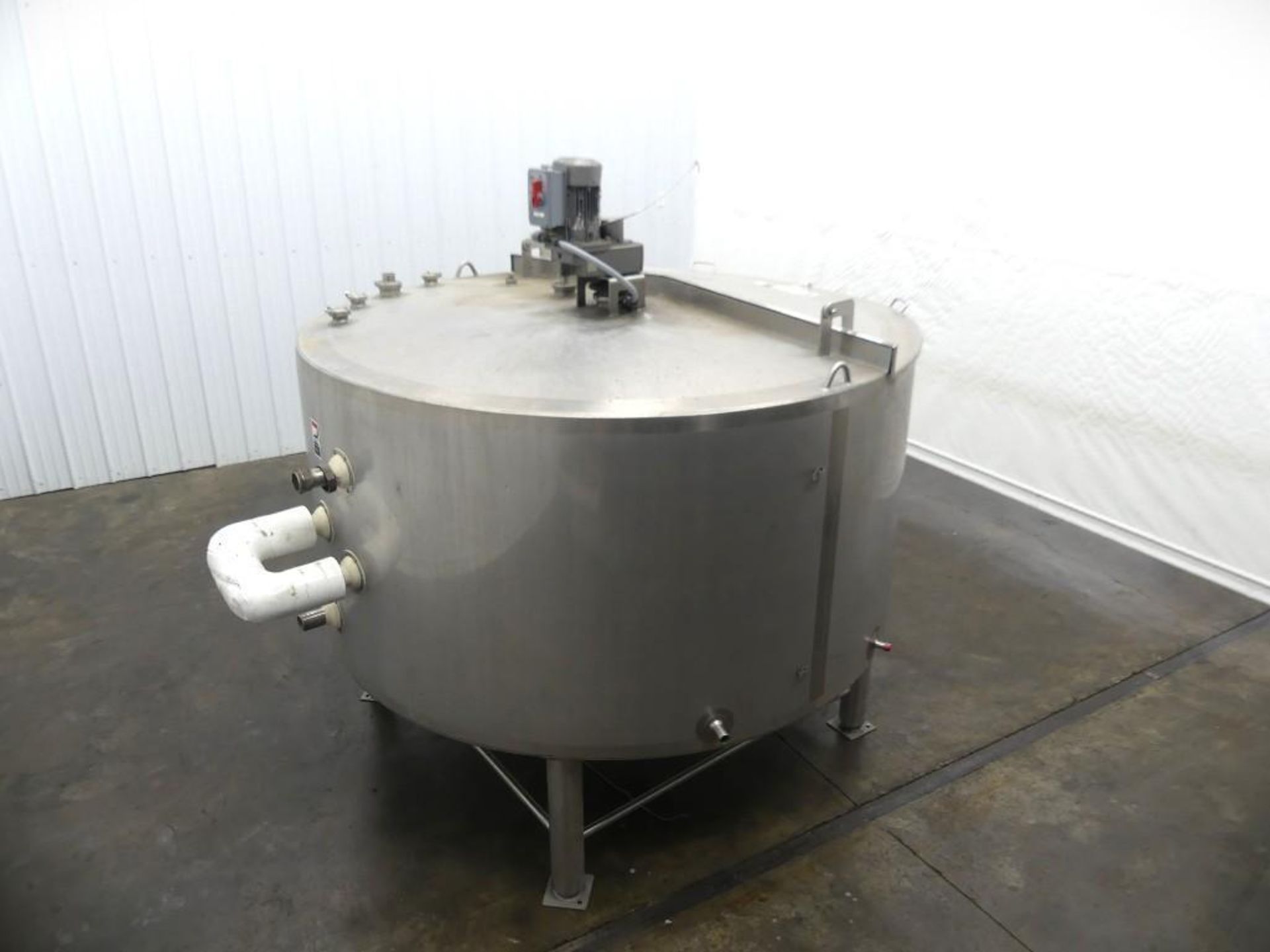 Walker 1000 Gallon 316L Stainless Steel Jacketed Mix Tank - Image 8 of 11