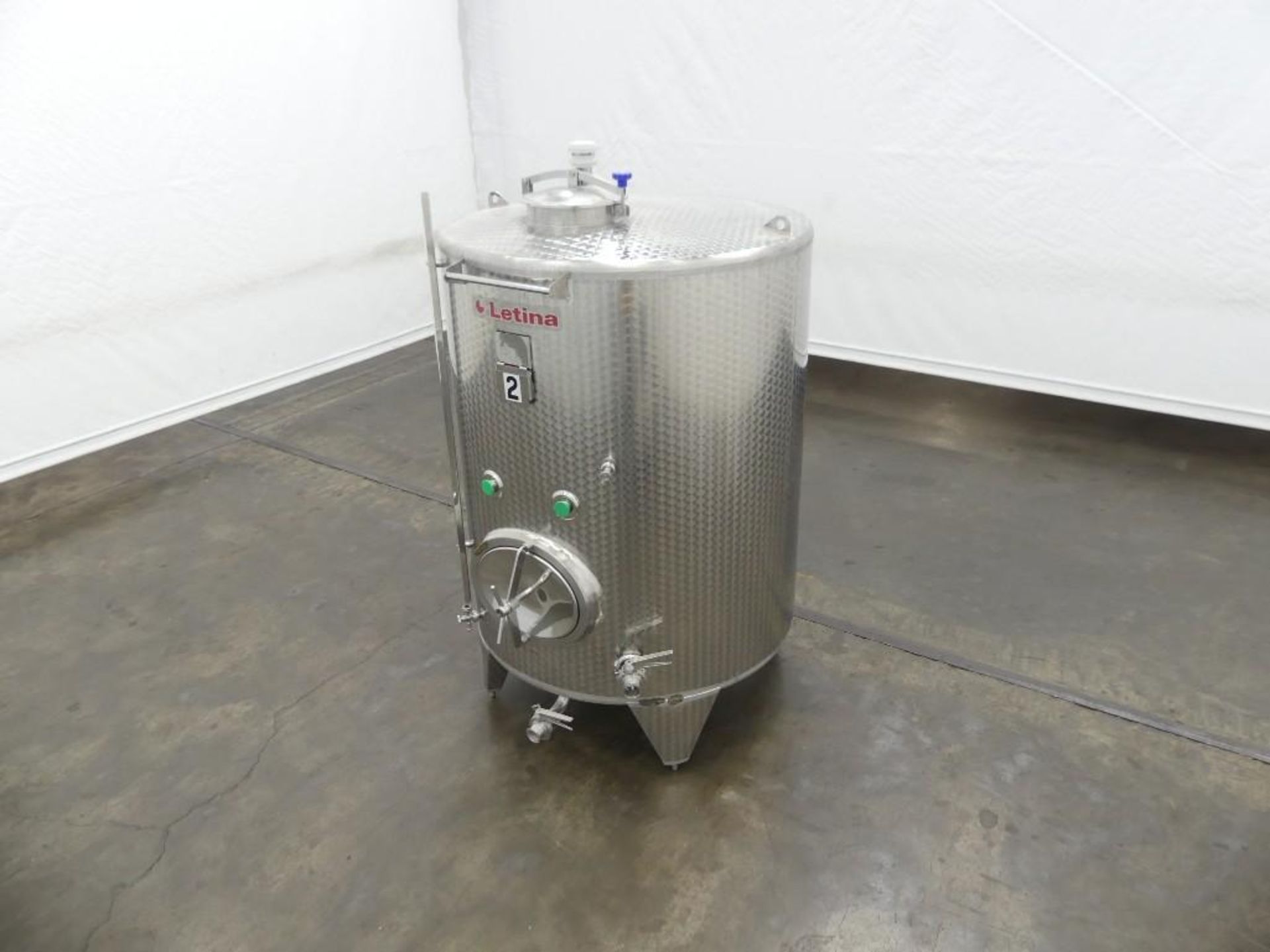 Letina 525 Gallon Stainless Steel Dimple Jacketed Tank - Image 2 of 23